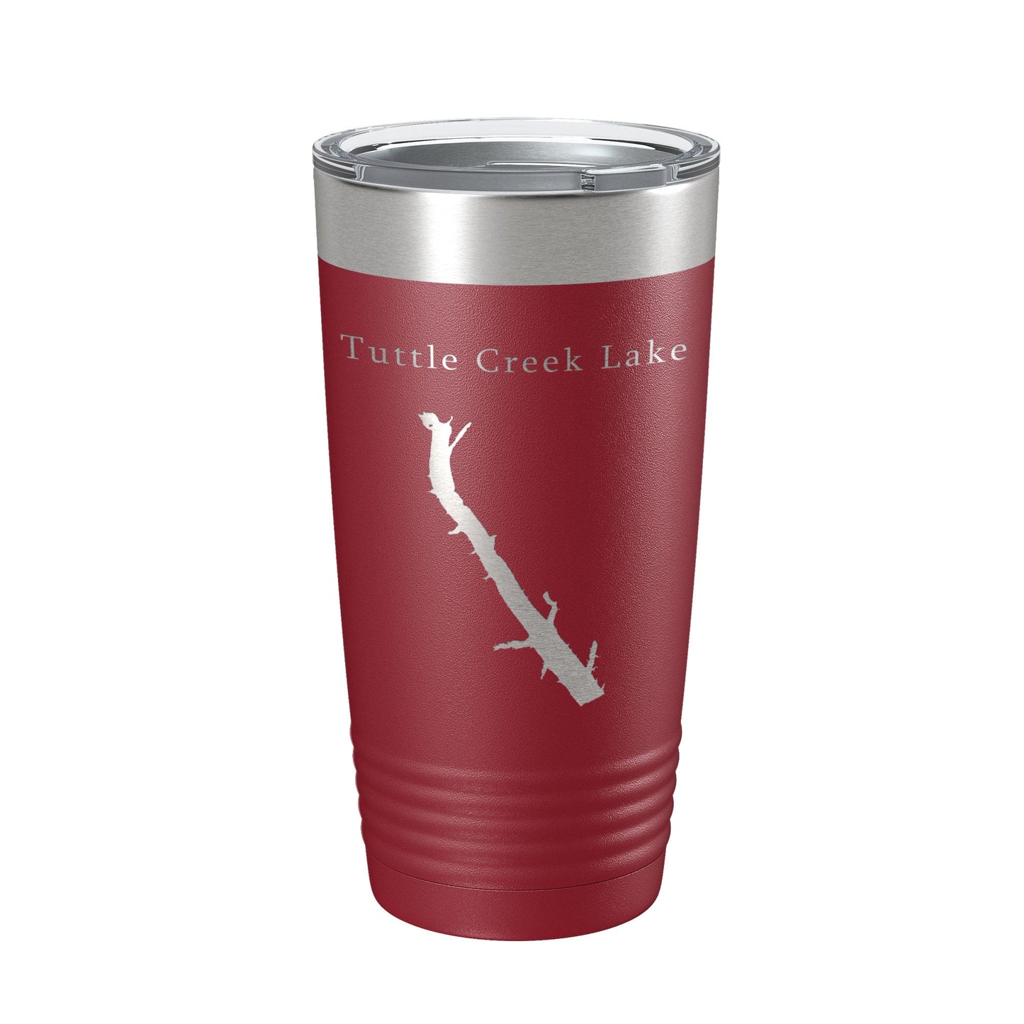Tuttle Creek Lake Map Tumbler Travel Mug Insulated Laser Engraved Coffee Cup Kansas 20 oz-18