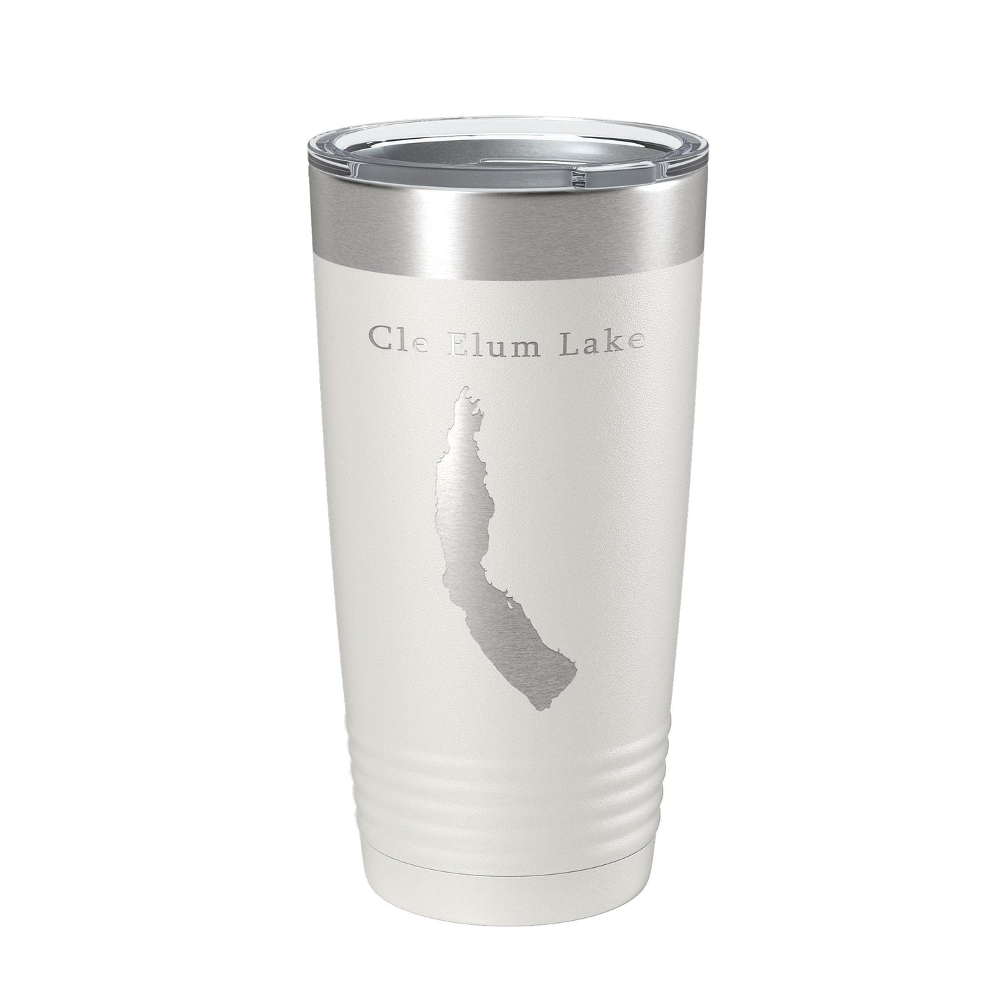 Cle Elum Lake Map Tumbler Travel Mug Insulated Laser Engraved Coffee Cup Washington 20 oz-7