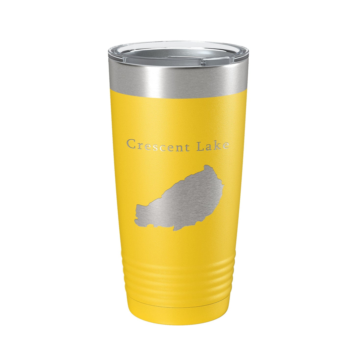 Crescent Lake Map Tumbler Travel Mug Insulated Laser Engraved Coffee Cup Oregon 20 oz-19