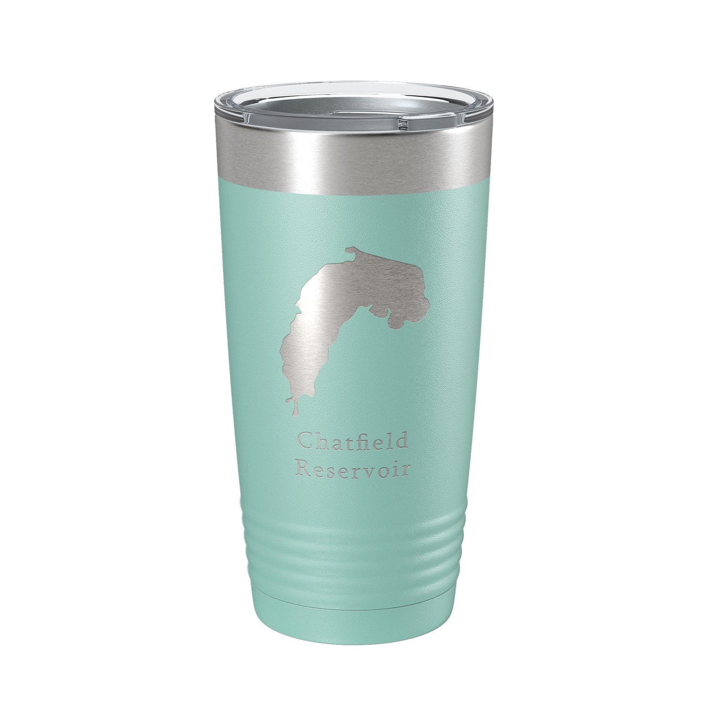 Chatfield Reservoir Tumbler Lake Map Travel Mug Insulated Laser Engraved Coffee Cup Colorado 20 oz-12