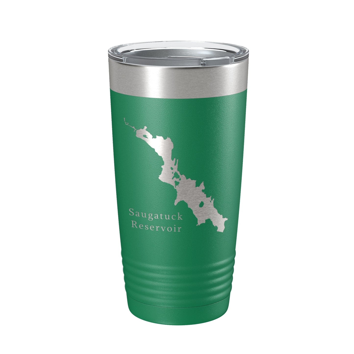 Saugatuck Reservoir Tumbler Lake Map Travel Mug Insulated Laser Engraved Coffee Cup Connecticut 20 oz-9