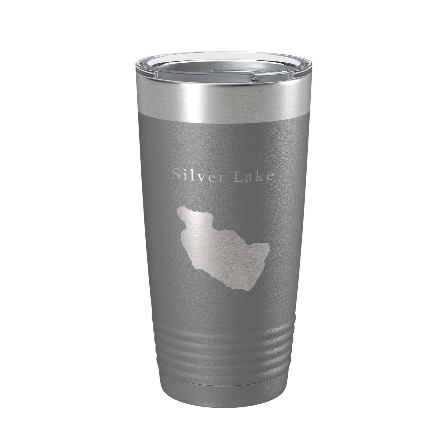 Silver Lake Map Tumbler Travel Mug Insulated Laser Engraved Coffee Cup Maine 20 oz-16