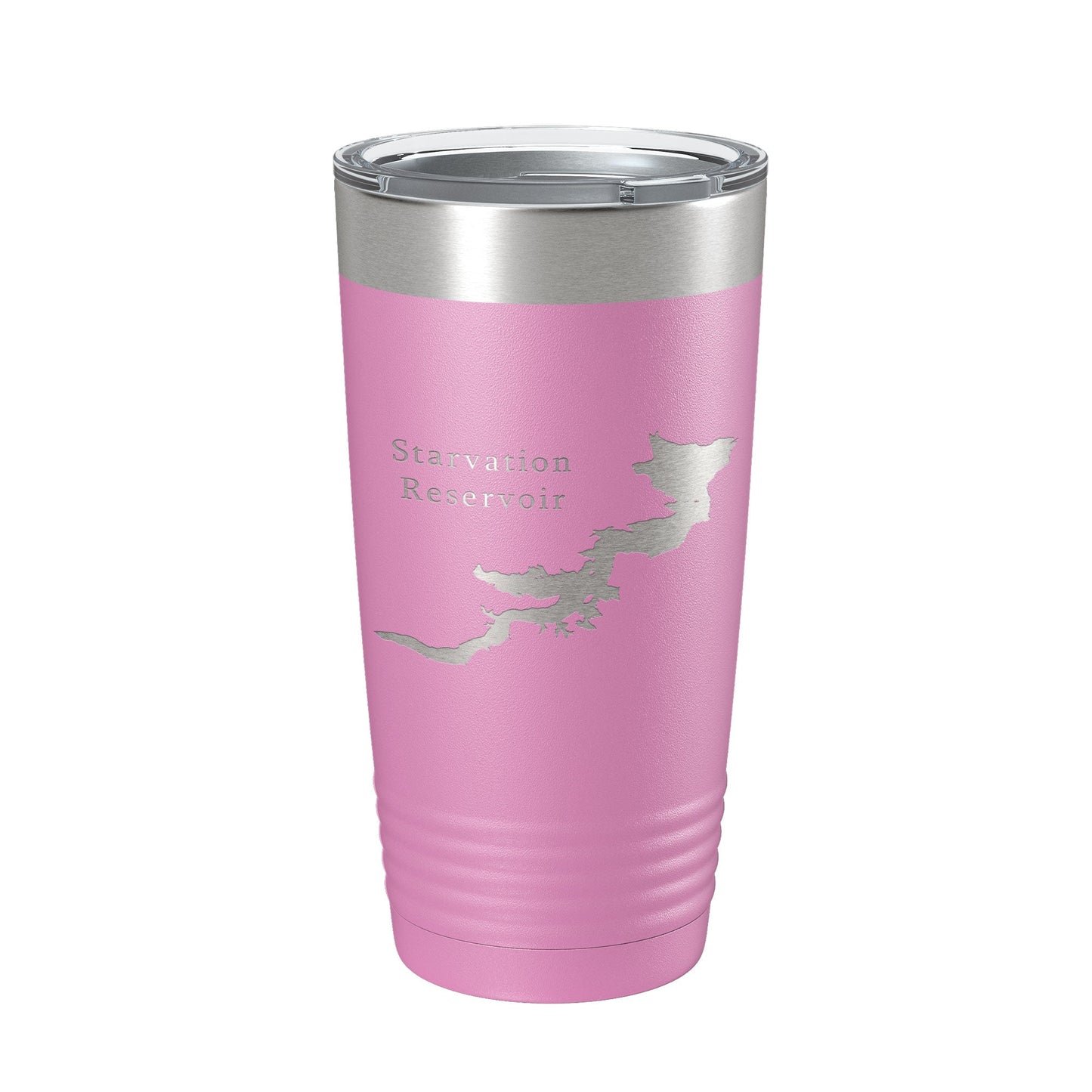 Starvation Reservoir Tumbler Lake Map Travel Mug Insulated Laser Engraved Coffee Cup Utah 20 oz-14