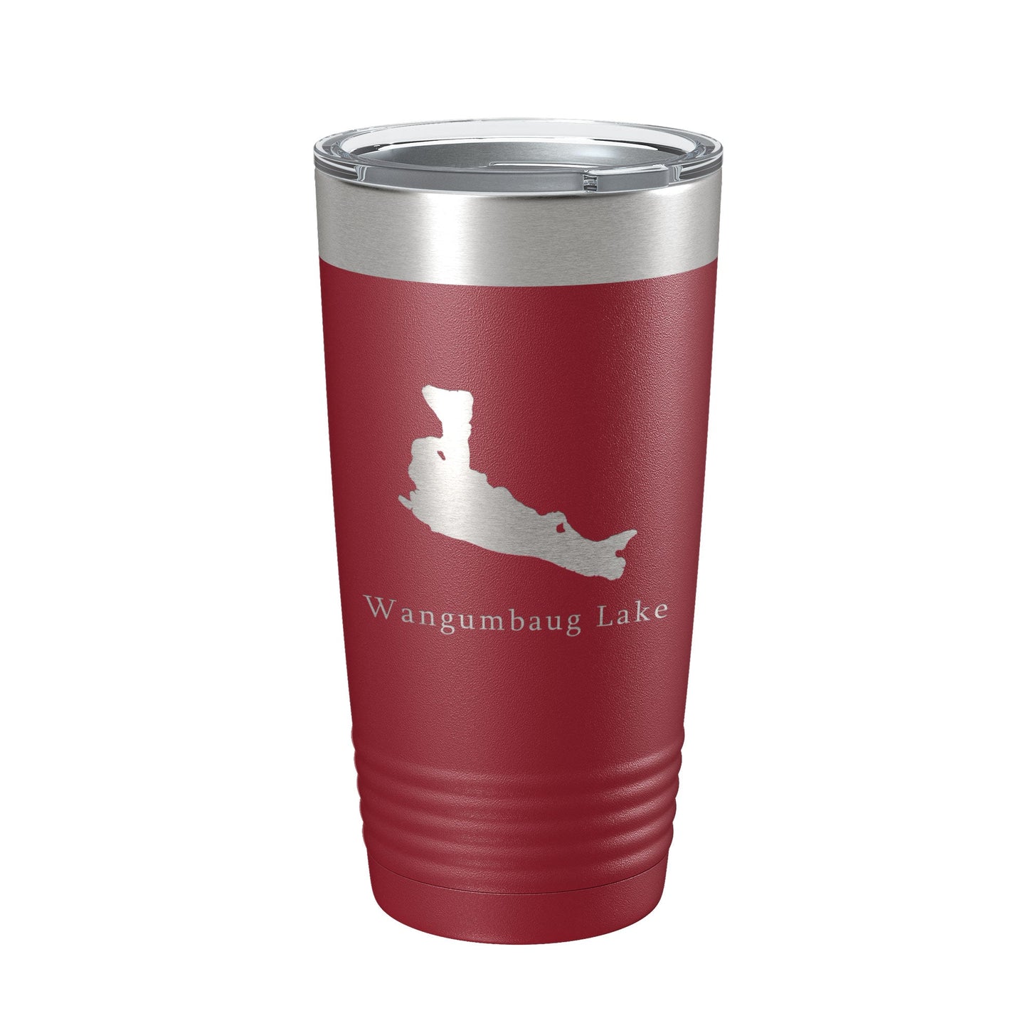 Wangumbaug Lake Map Tumbler Travel Mug Insulated Laser Engraved Coffee Cup Connecticut 20 oz-18
