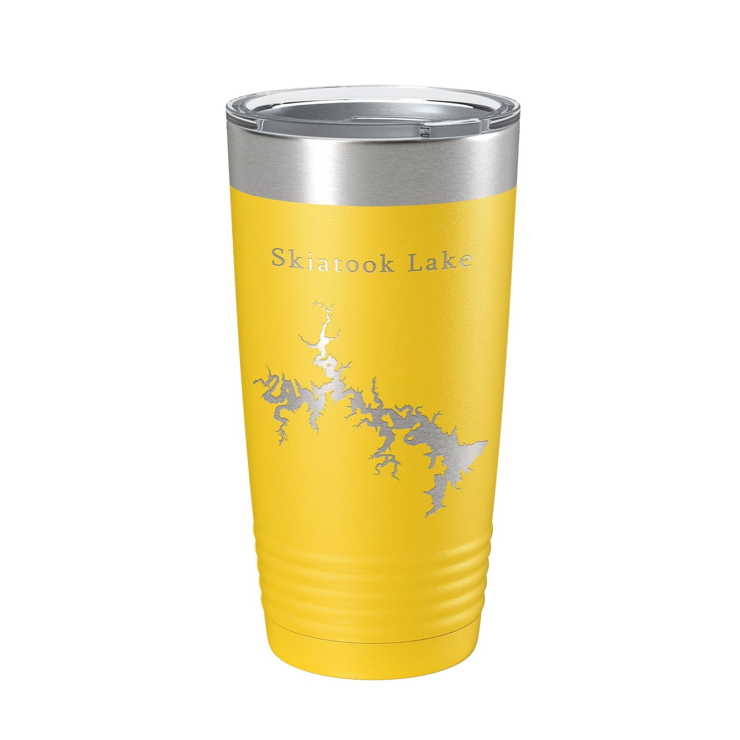 Skiatook Lake Map Tumbler Travel Mug Insulated Laser Engraved Coffee Cup Oklahoma 20 oz-19
