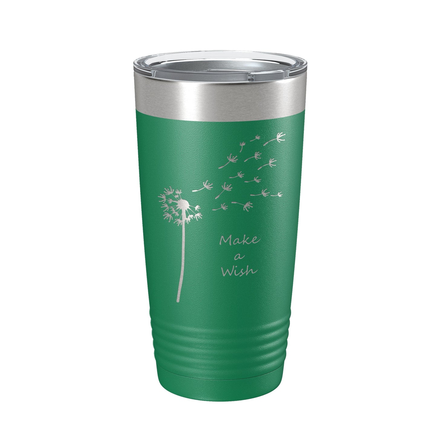 Dandelion Make A Wish Tumbler Travel Mug Gift Mom Daughter Her Women Girls Insulated Laser Engraved Coffee Cup 20 oz-9