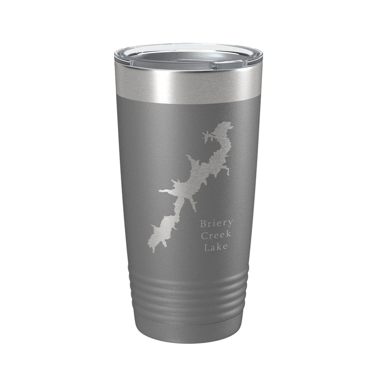 Briery Creek Lake Map Tumbler Travel Mug Insulated Laser Engraved Coffee Cup Virginia 20 oz-16