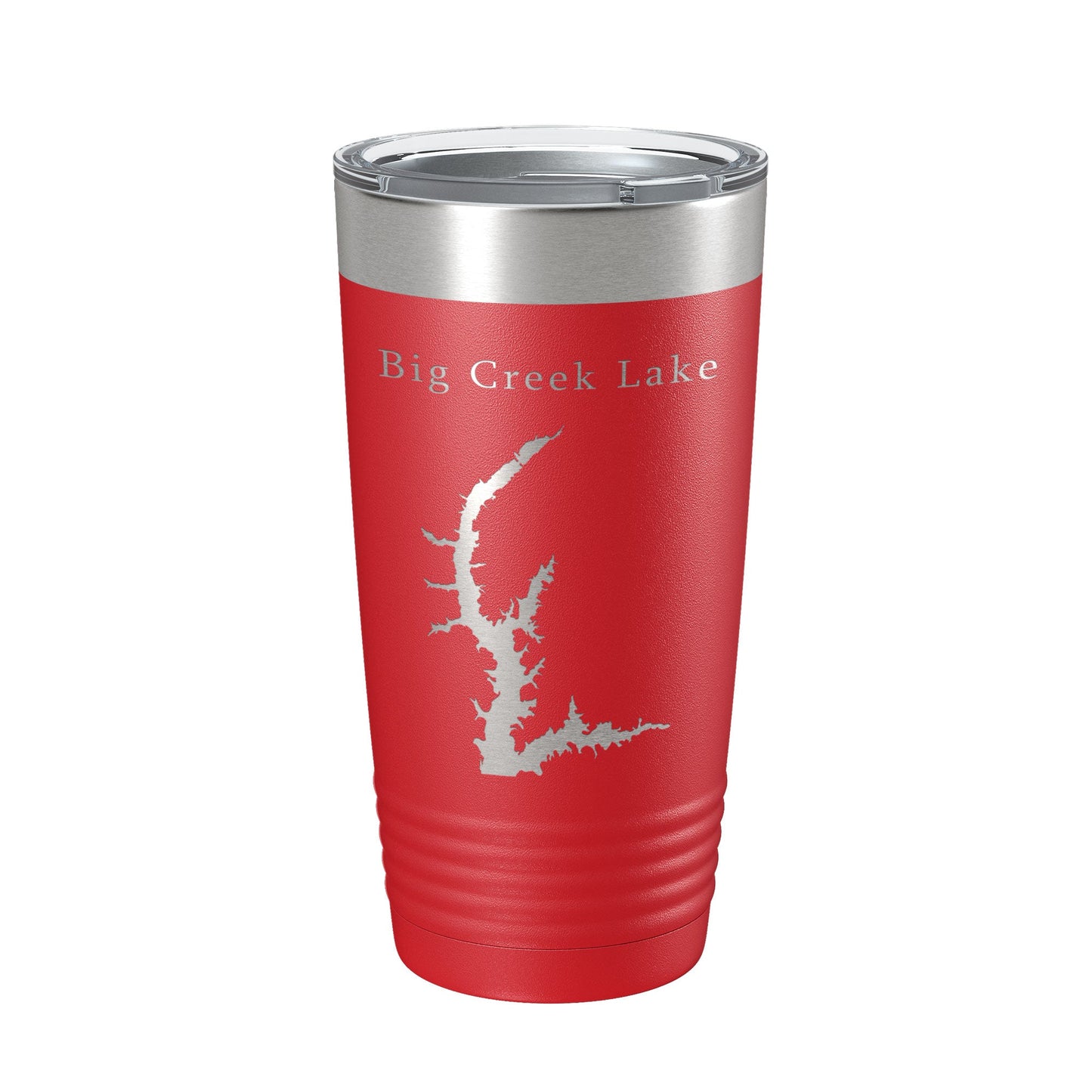 Big Creek Lake Map Tumbler Travel Mug Insulated Laser Engraved Coffee Cup Alabama 20 oz-10