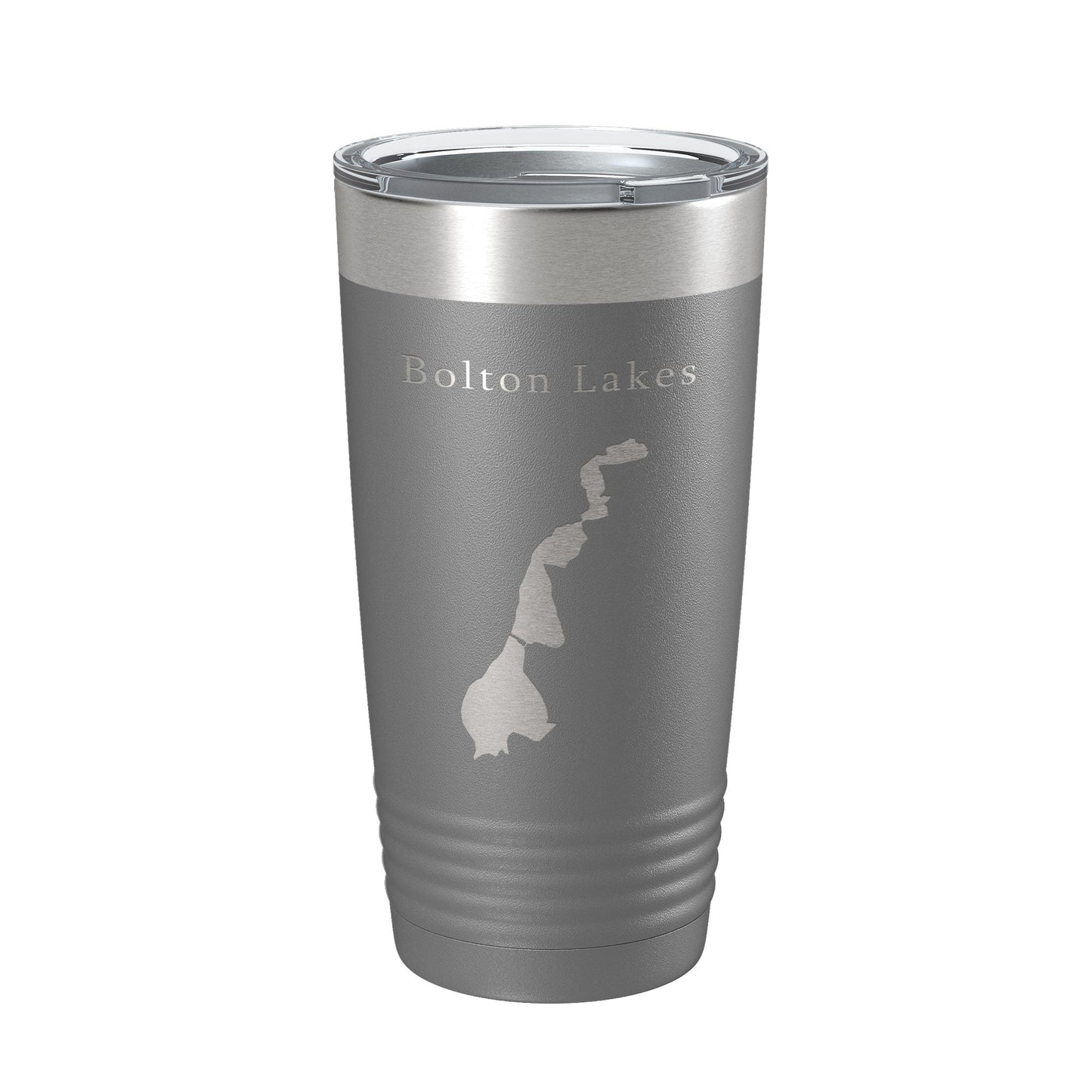 Bolton Lakes Upper Middle Lower Map Tumbler Travel Mug Insulated Laser Engraved Coffee Cup Connecticut 20 oz-16