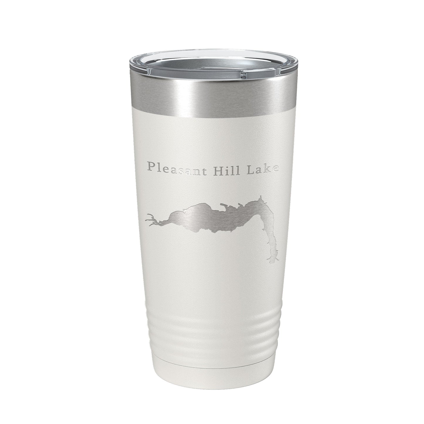 Pleasant Hill Lake Map Tumbler Travel Mug Insulated Laser Engraved Coffee Cup Ohio 20 oz-7