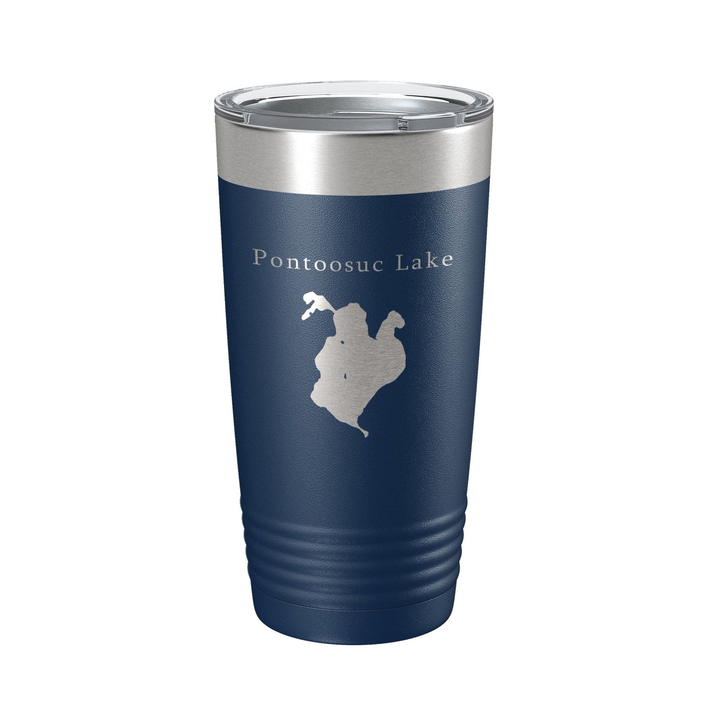 Pontoosuc Lake Map Tumbler Travel Mug Insulated Laser Engraved Coffee Cup Massachusetts 20 oz-8
