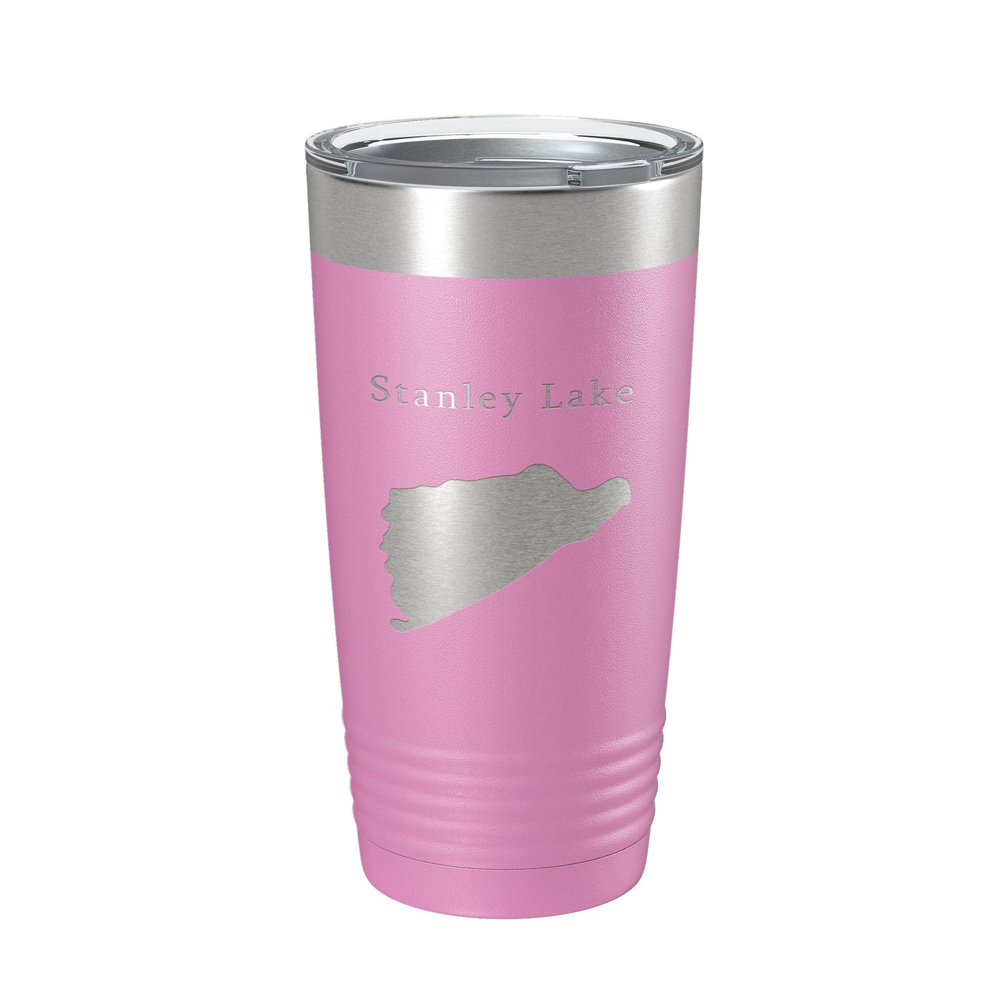 Stanley Lake Map Tumbler Travel Mug Insulated Laser Engraved Coffee Cup Idaho 20 oz-14