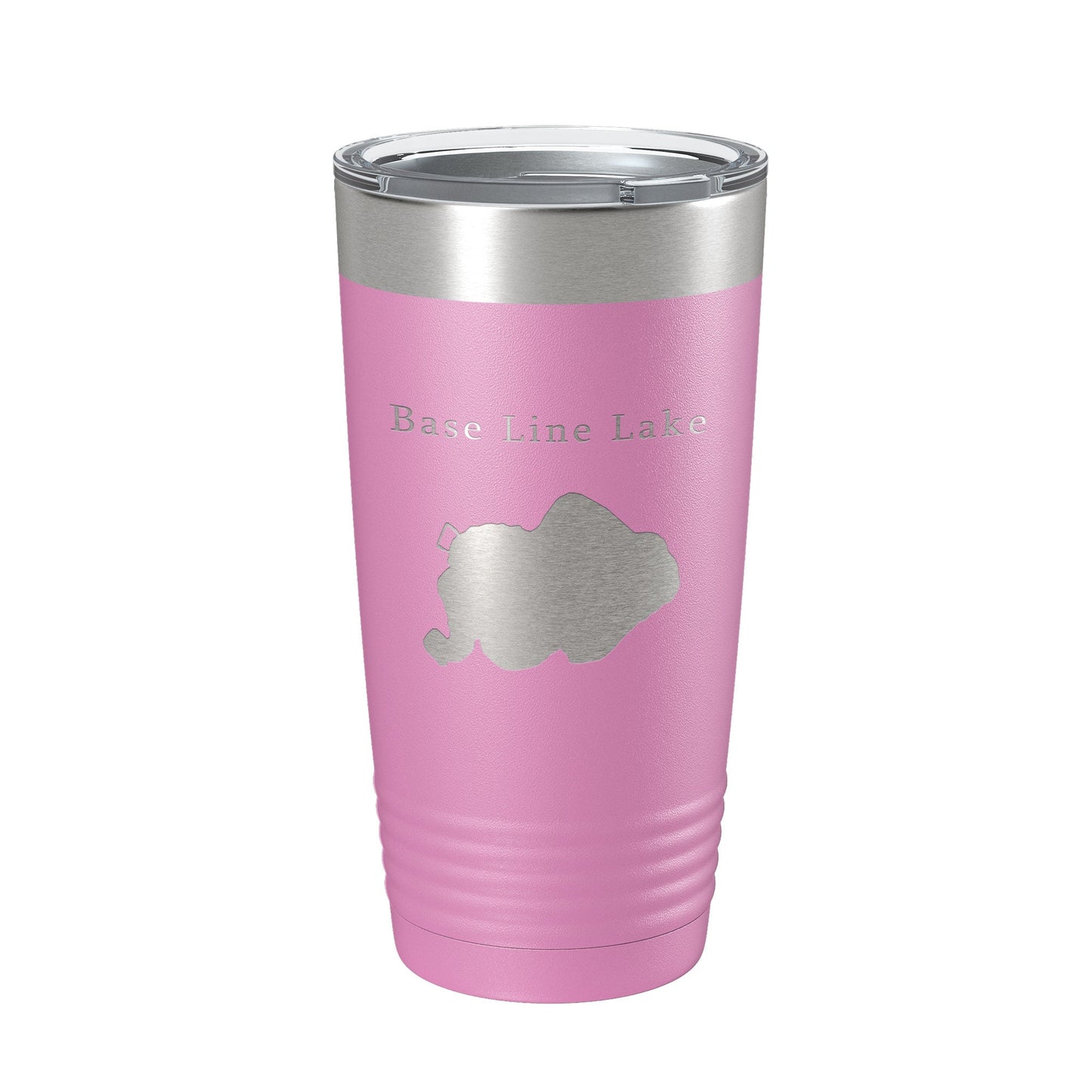 Base Line Lake Map Tumbler Travel Mug Insulated Laser Engraved Coffee Cup Huron River Chain of Lakes Michigan 20 oz-14