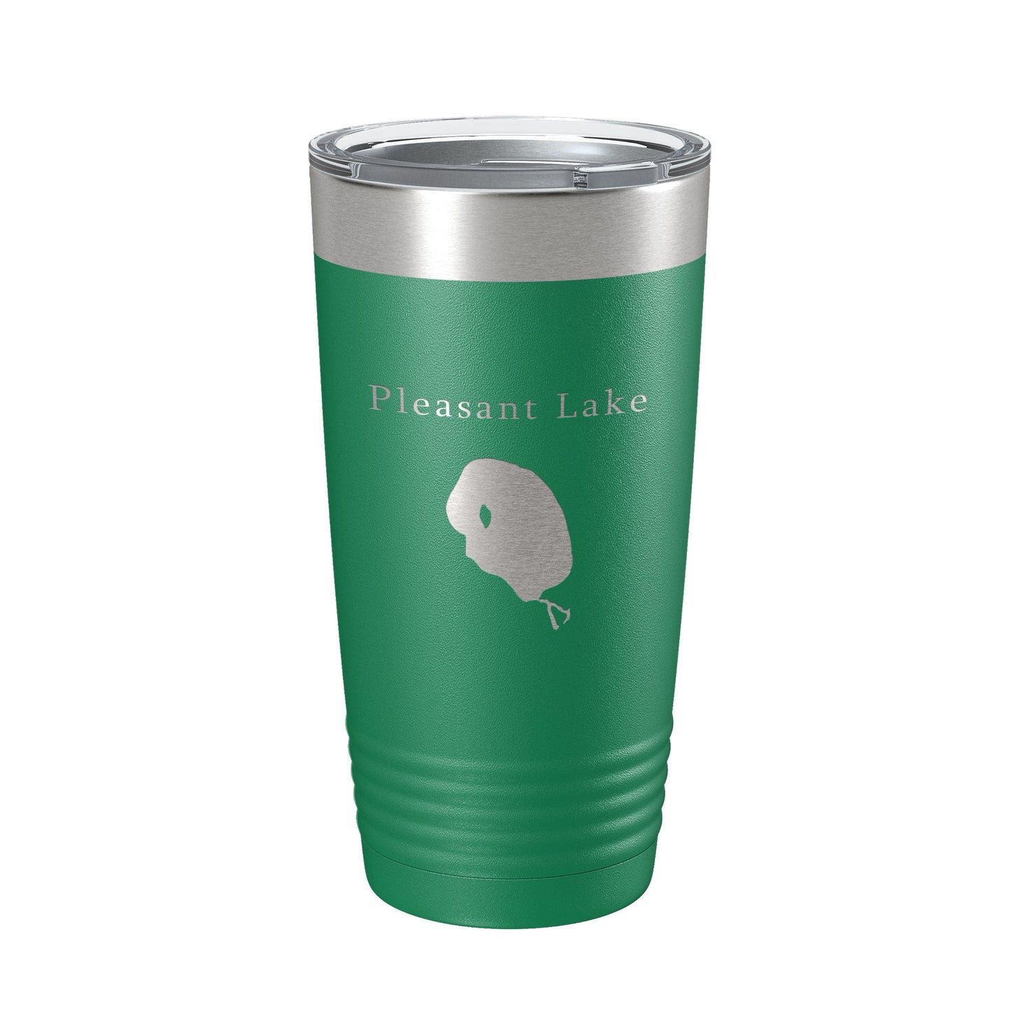 Pleasant Lake Map Tumbler Travel Mug Insulated Laser Engraved Coffee Cup Michigan 20 oz-9