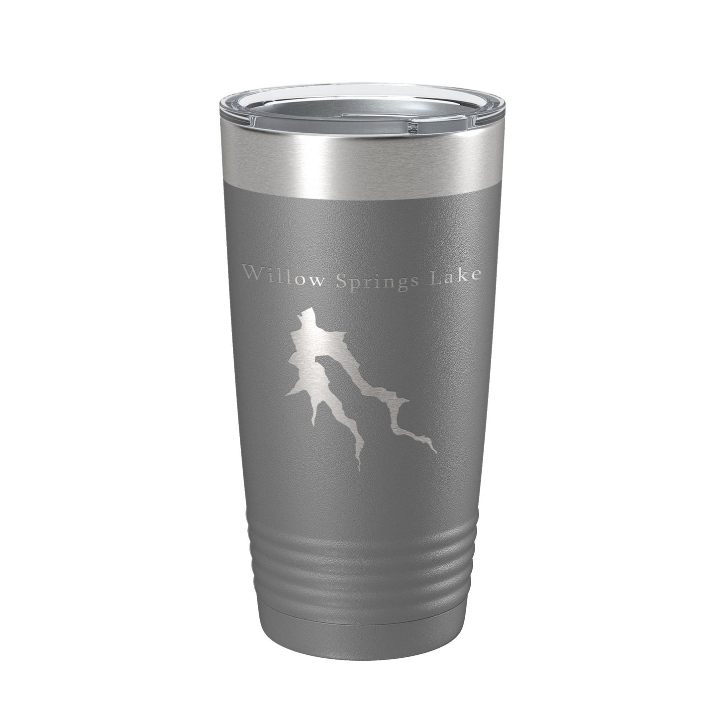 Willow Springs Lake Map Tumbler Travel Mug Insulated Laser Engraved Coffee Cup Arizona 20 oz-16