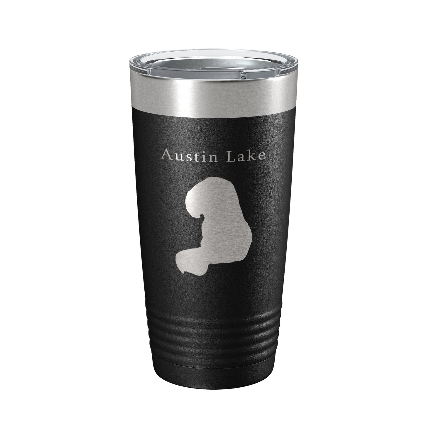 Austin Lake Map Tumbler Travel Mug Insulated Laser Engraved Coffee Cup Michigan 20 oz-5