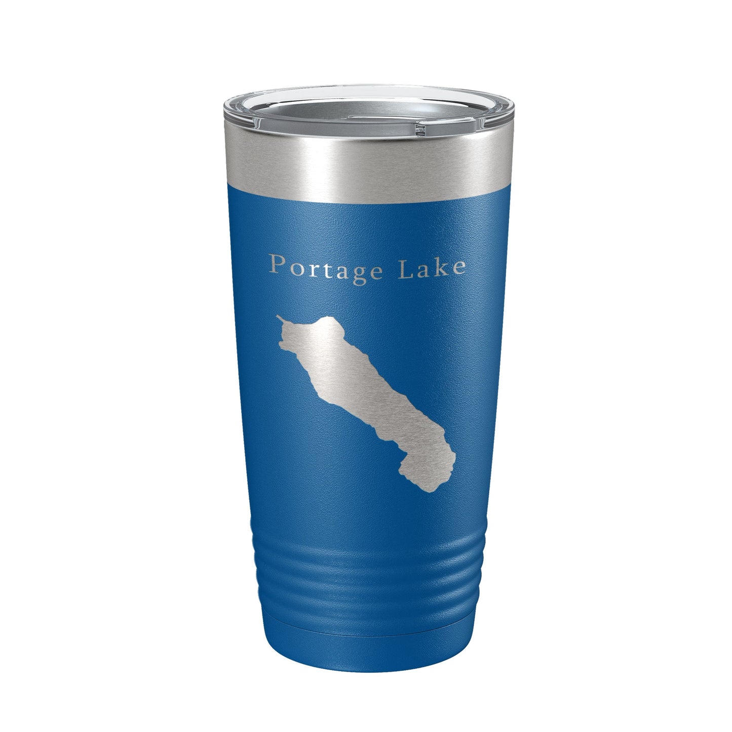 Portage Lake Map Tumbler Travel Mug Insulated Laser Engraved Coffee Cup Alaska 20 oz-6