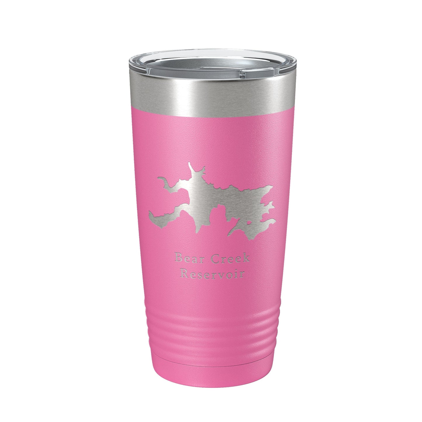 Bear Creek Reservoir Map Tumbler Travel Mug Insulated Laser Engraved Coffee Cup Lake Athens Jefferson Georgia 20 oz-11
