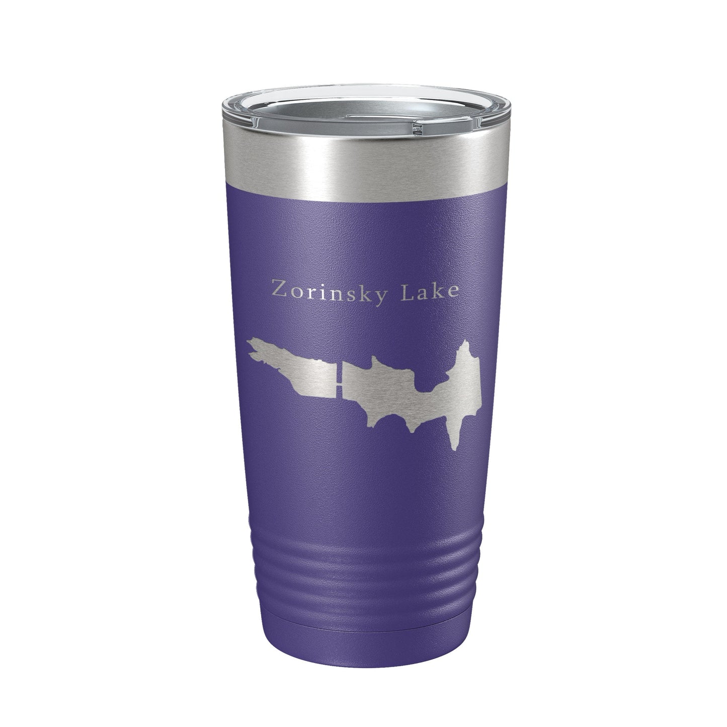 Zorinsky Lake Map Tumbler Travel Mug Insulated Laser Engraved Coffee Cup Edward Omaha Nebraska 20 oz-15