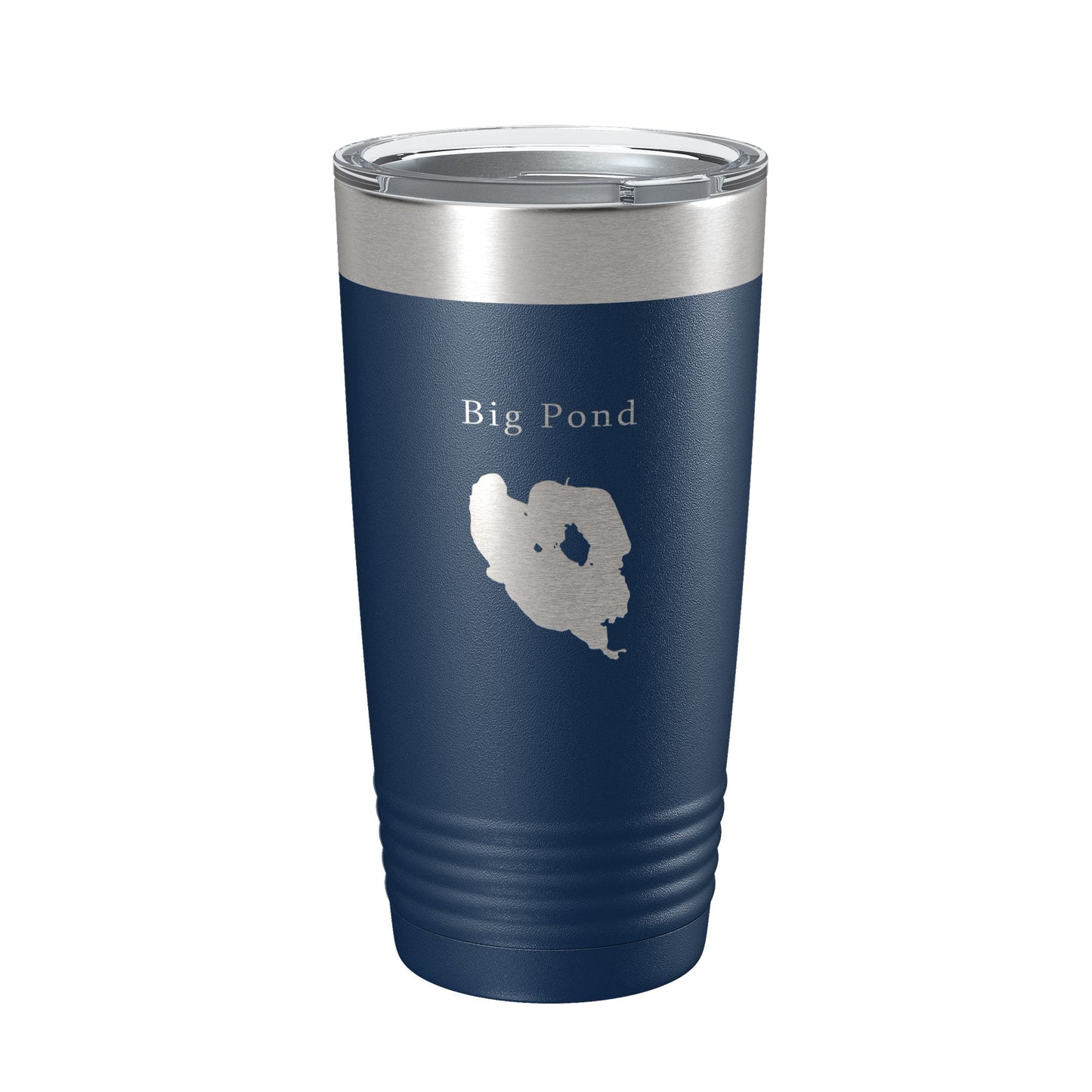 Big Pond Tumbler Lake Map Travel Mug Insulated Laser Engraved Coffee Cup Massachusetts 20 oz-8