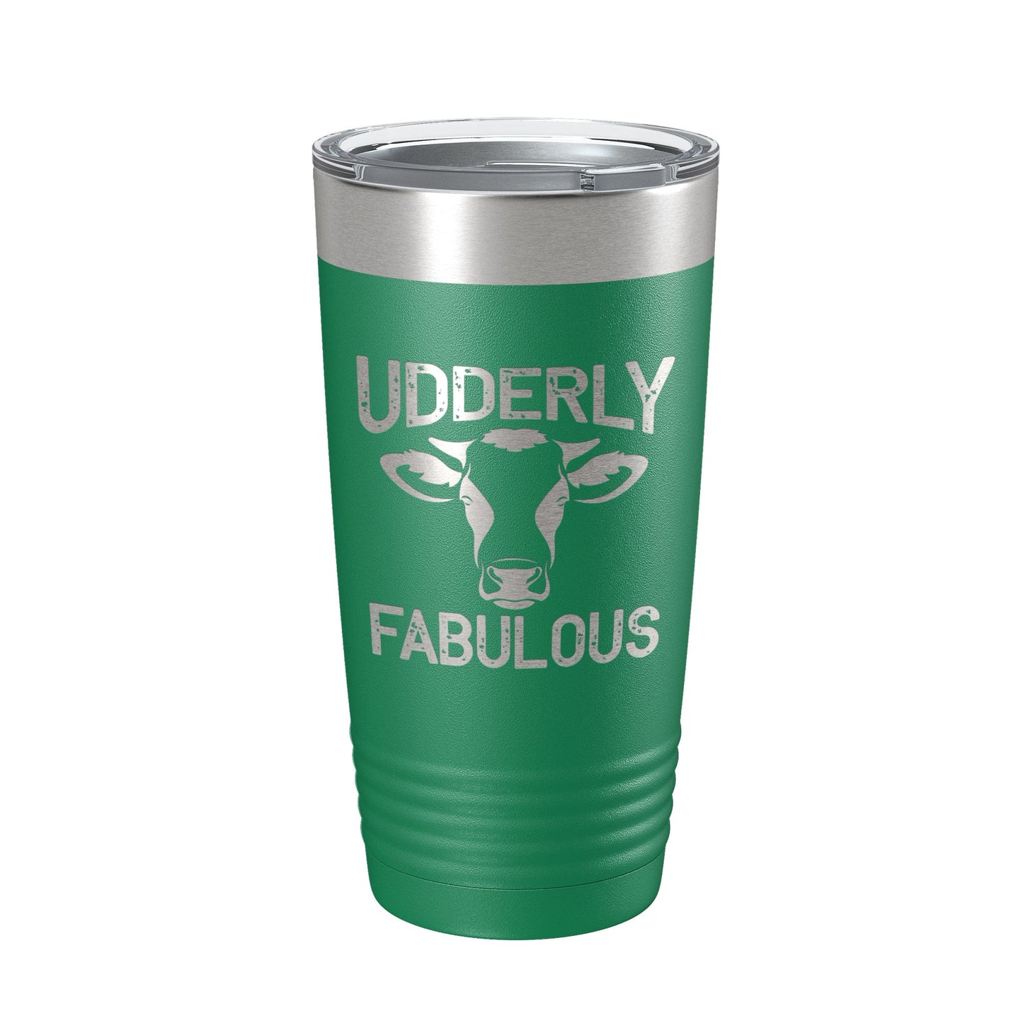 Udderly Fabulous Tumbler Cow Travel Mug Gift Insulated Laser Engraved Coffee Cup Utterly Dairy Farmer 20 oz-9
