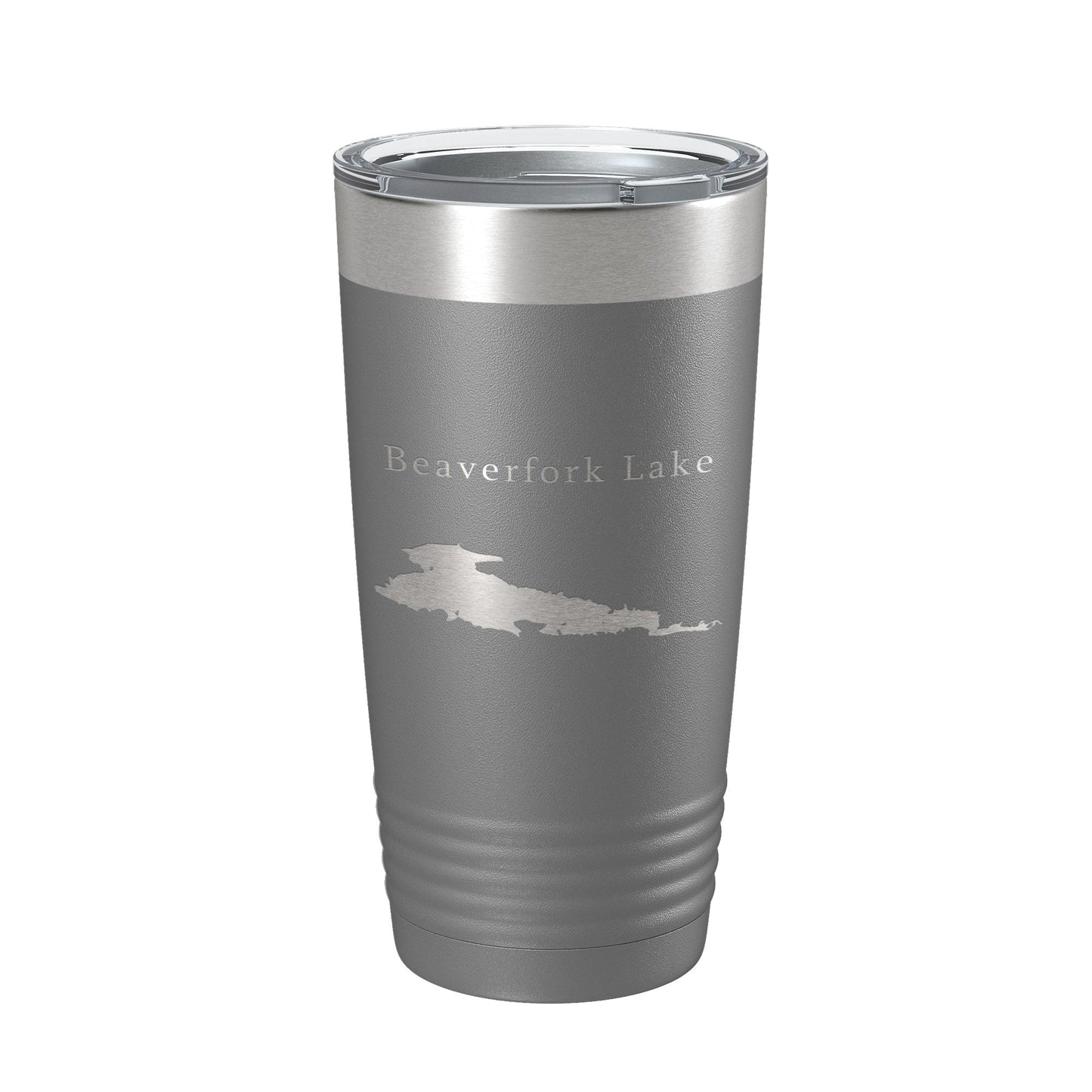 Beaverfork Lake Map Tumbler Travel Mug Insulated Laser Engraved Coffee Cup Arkansas 20 oz-16