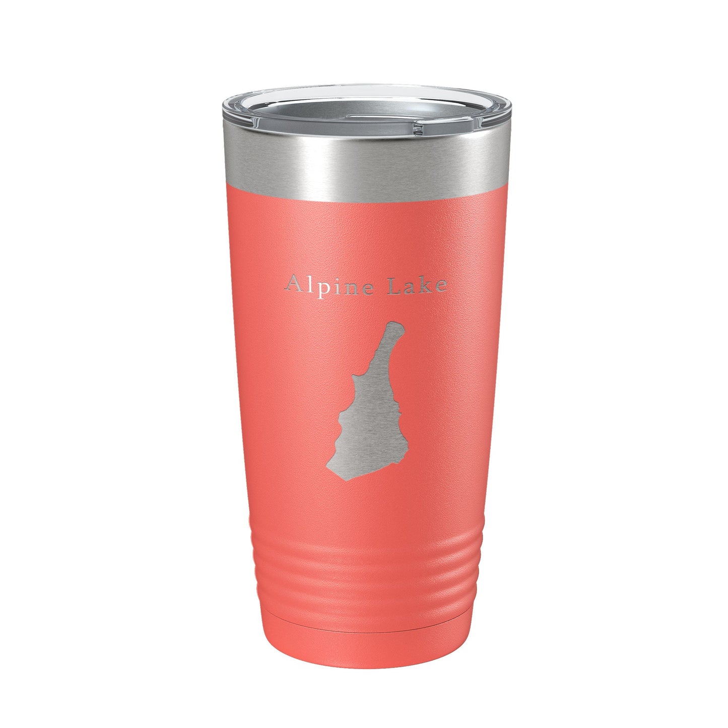 Alpine Lake Hull's Map Tumbler Travel Mug Insulated Laser Engraved Coffee Cup West Virginia 20 oz-20