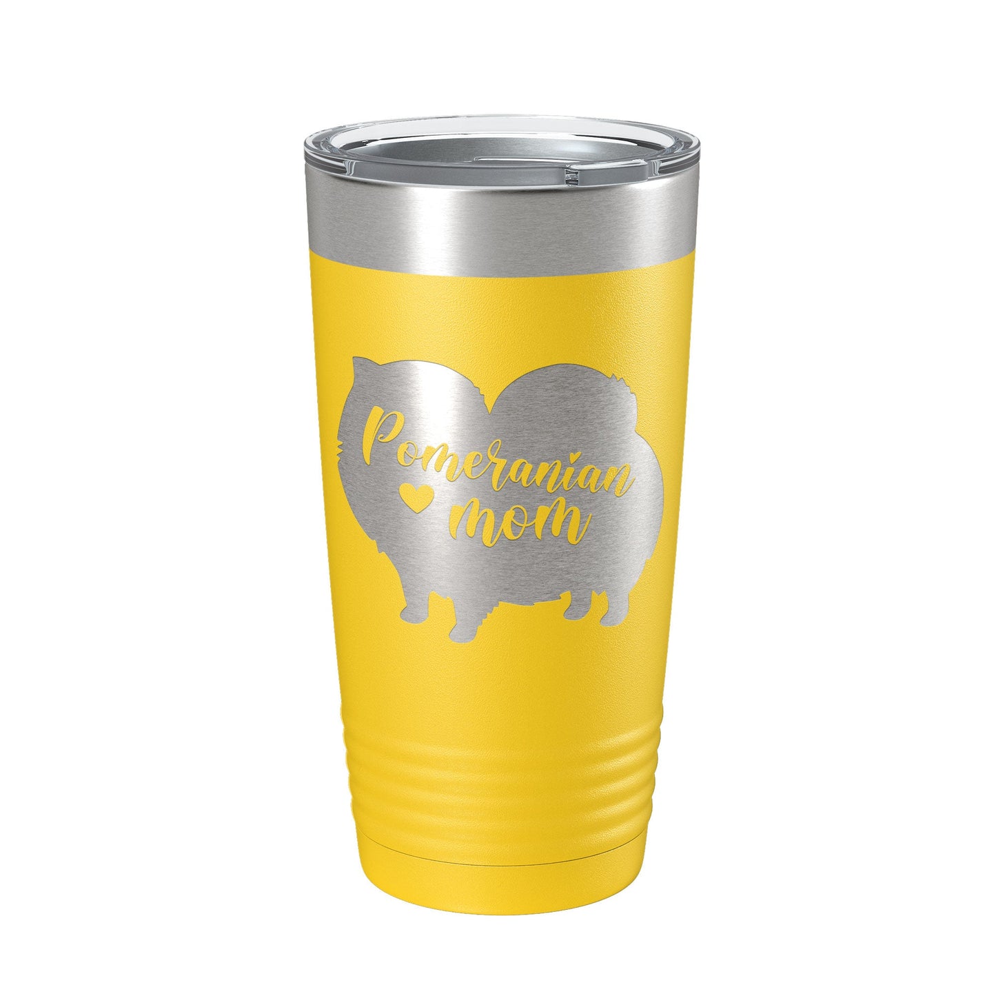 Pomeranian Mom Tumbler Dog Travel Mug Gift Insulated Laser Engraved Coffee Cup 20 oz-19
