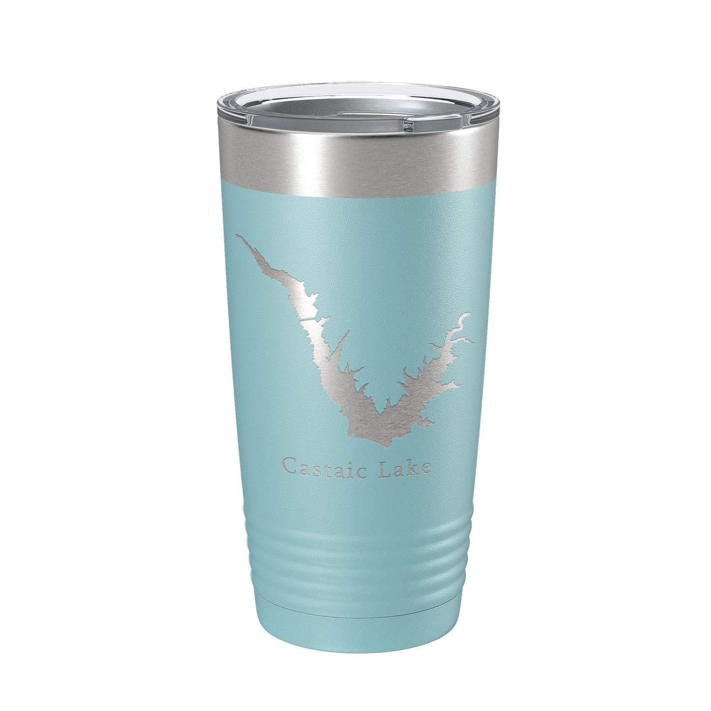 Castaic Lake Map Tumbler Travel Mug Insulated Laser Engraved Coffee Cup California 20 oz-13