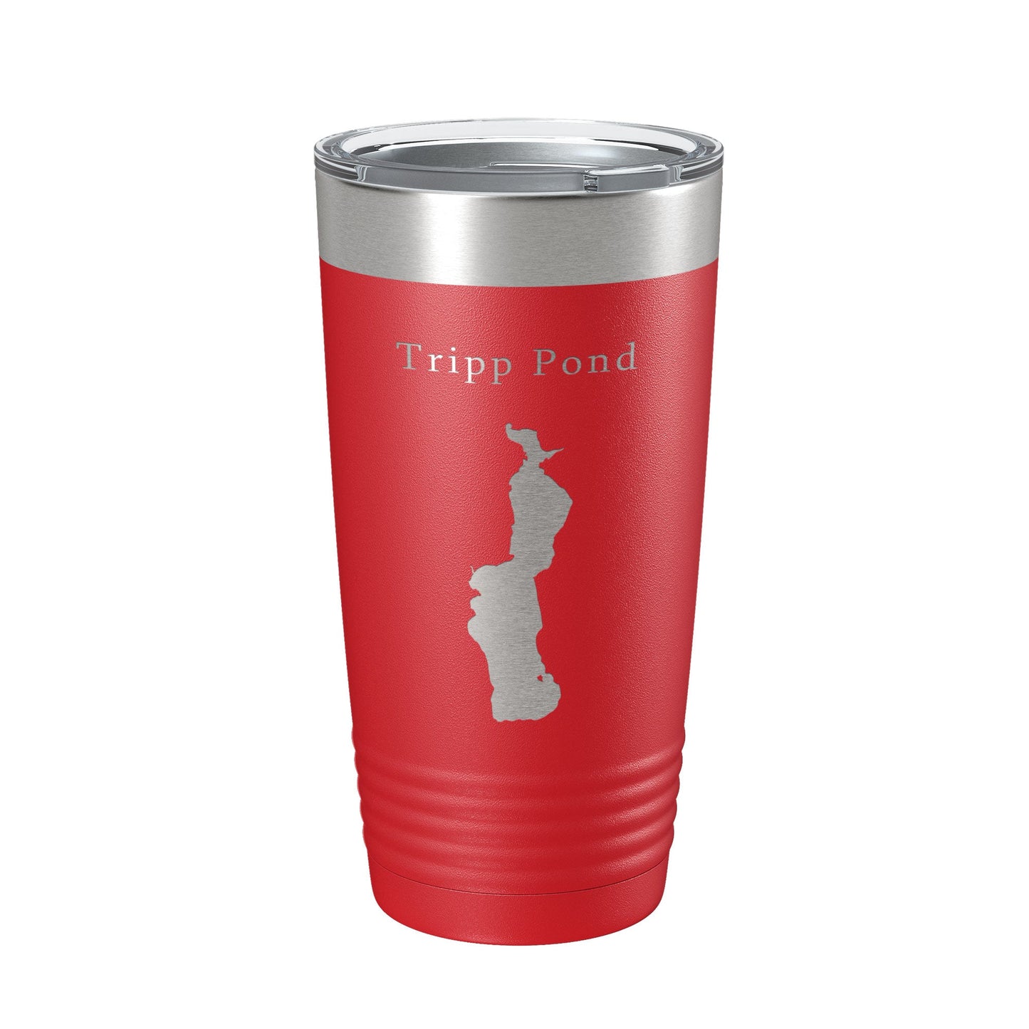 Tripp Pond Tumbler Lake Map Travel Mug Insulated Laser Engraved Coffee Cup Maine 20 oz-10
