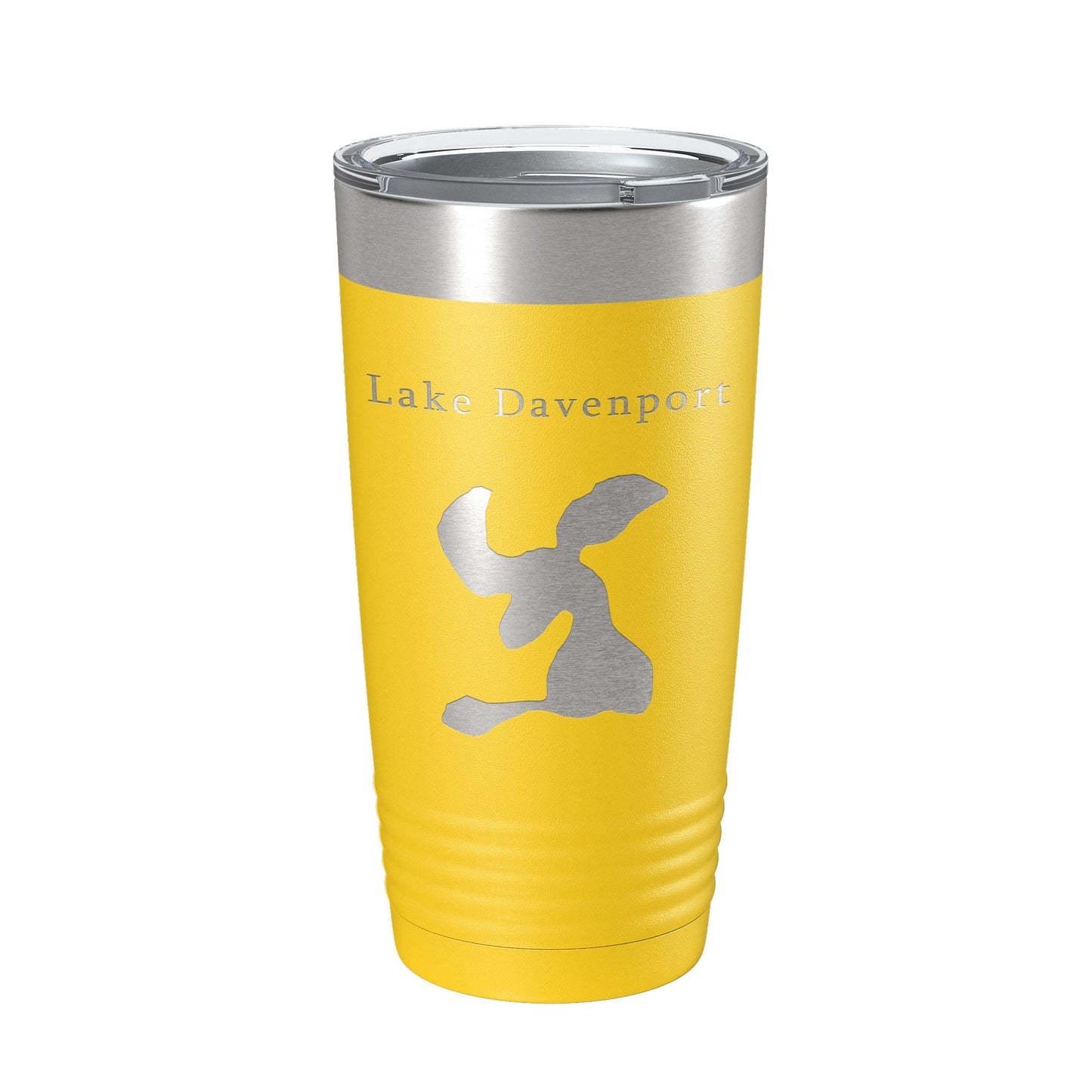 Lake Davenport Map Tumbler Travel Mug Insulated Laser Engraved Coffee Cup Florida 20 oz-19