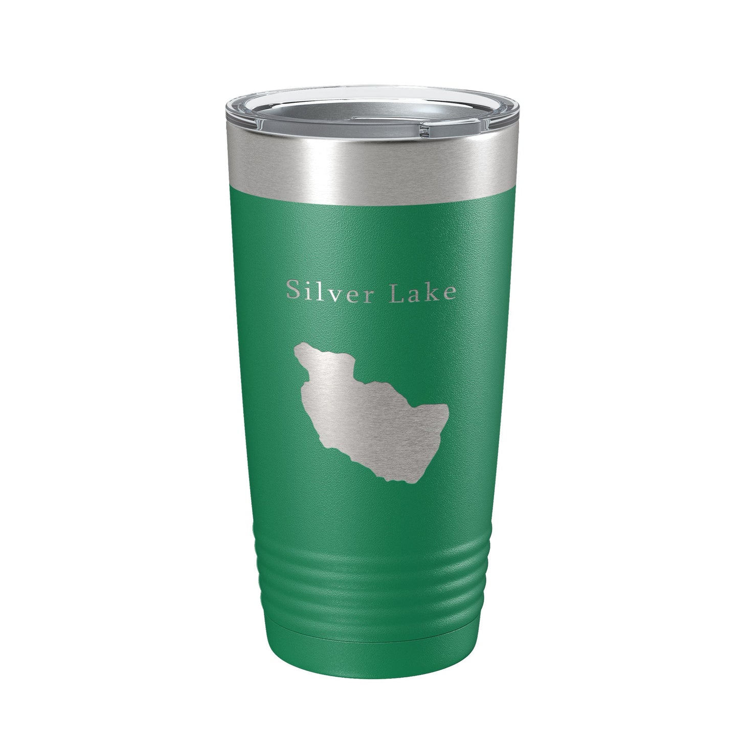 Silver Lake Map Tumbler Travel Mug Insulated Laser Engraved Coffee Cup Maine 20 oz-9