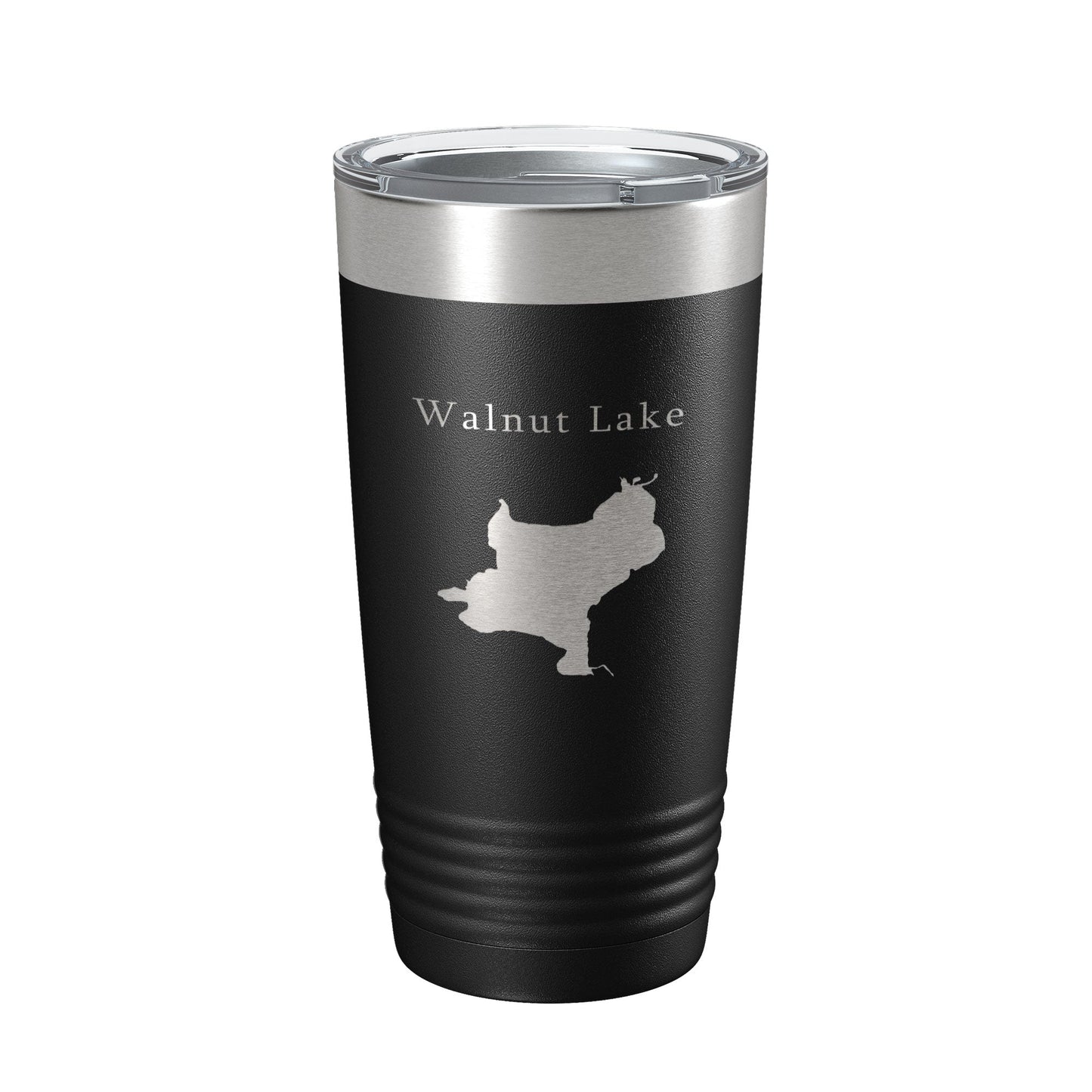 Walnut Lake Map Tumbler Travel Mug Insulated Laser Engraved Coffee Cup Michigan 20 oz-5