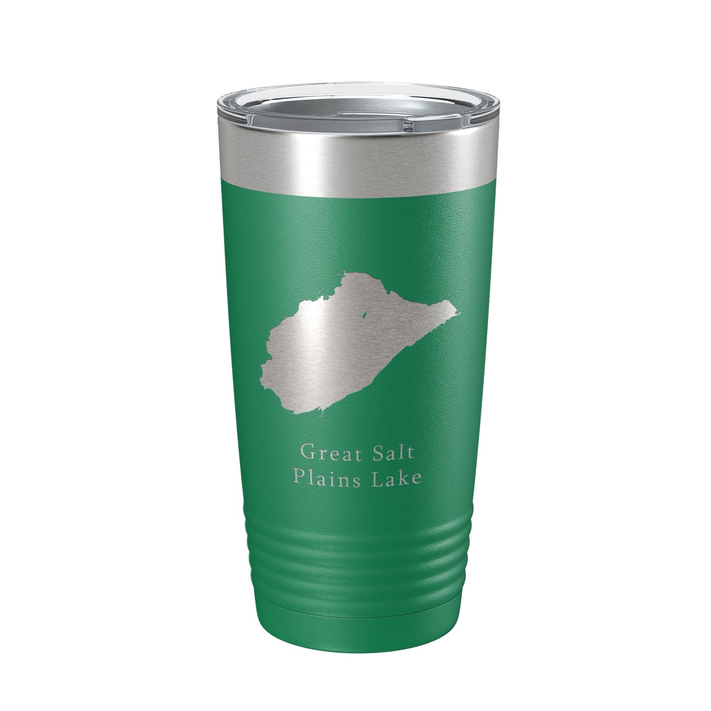 Great Salt Plains Lake Map Tumbler Travel Mug Insulated Laser Engraved Coffee Cup Oklahoma 20 oz-9