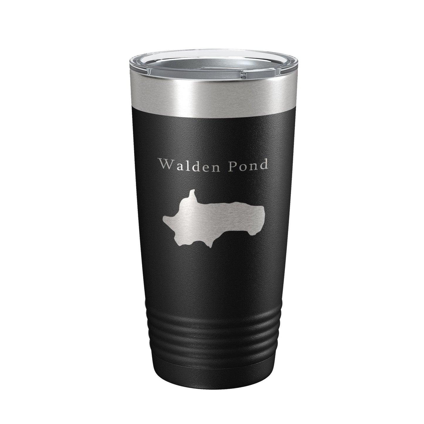 Walden Pond Tumbler Lake Map Travel Mug Insulated Laser Engraved Coffee Cup Massachusetts 20 oz-0