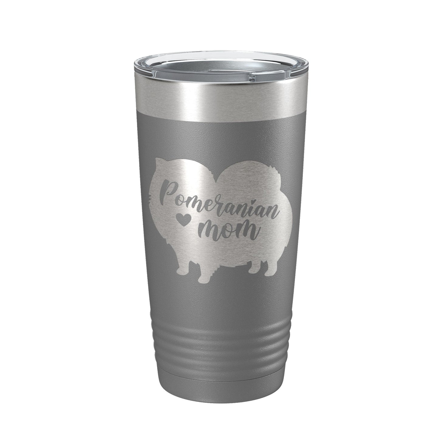 Pomeranian Mom Tumbler Dog Travel Mug Gift Insulated Laser Engraved Coffee Cup 20 oz-16