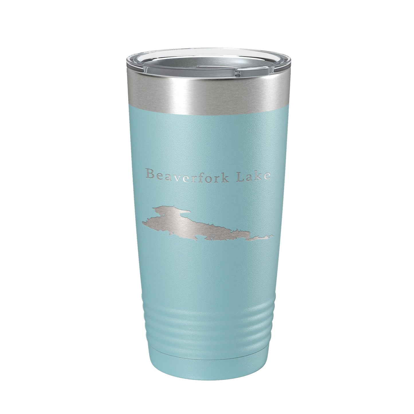 Beaverfork Lake Map Tumbler Travel Mug Insulated Laser Engraved Coffee Cup Arkansas 20 oz-13