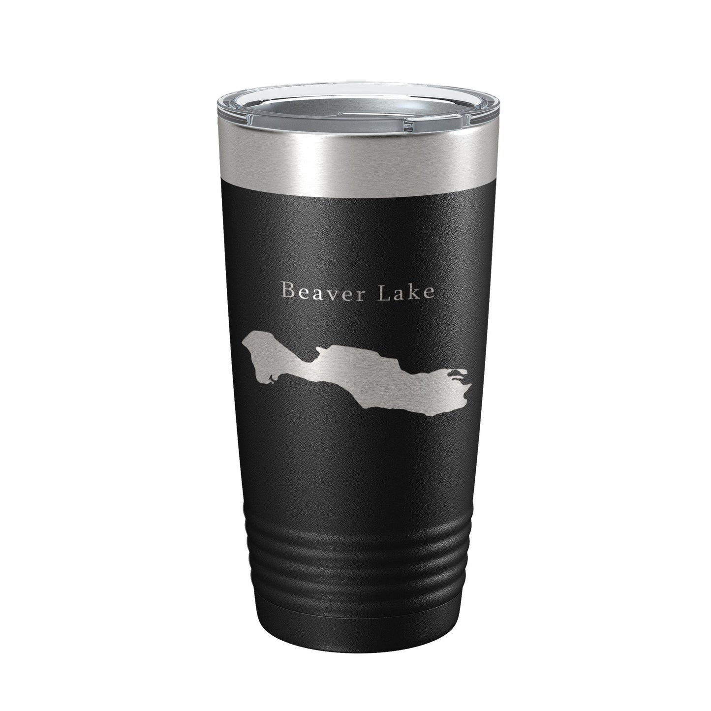Beaver Lake Map Tumbler Travel Mug Insulated Laser Engraved Coffee Cup Asheville North Carolina 20 oz-5