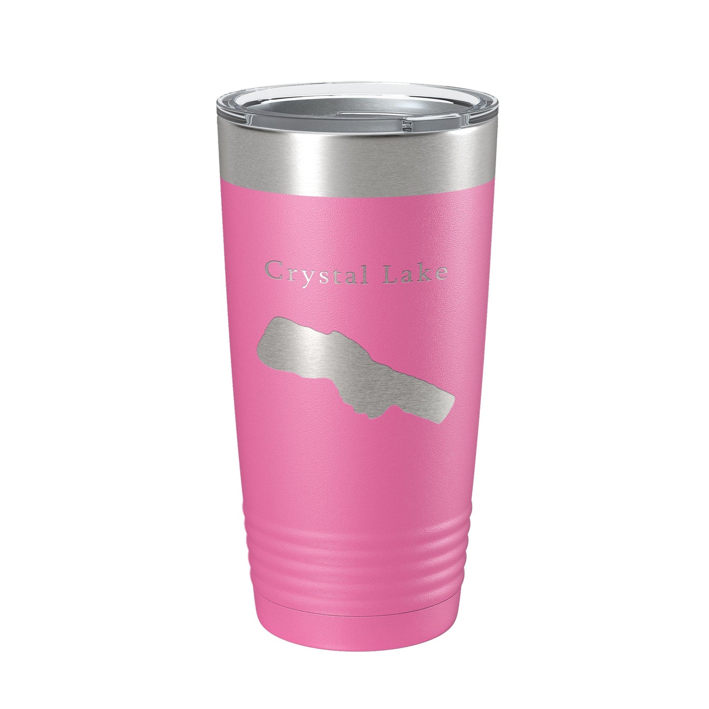 Crystal Lake Map Tumbler Travel Mug Insulated Laser Engraved Coffee Cup Michigan 20 oz-11
