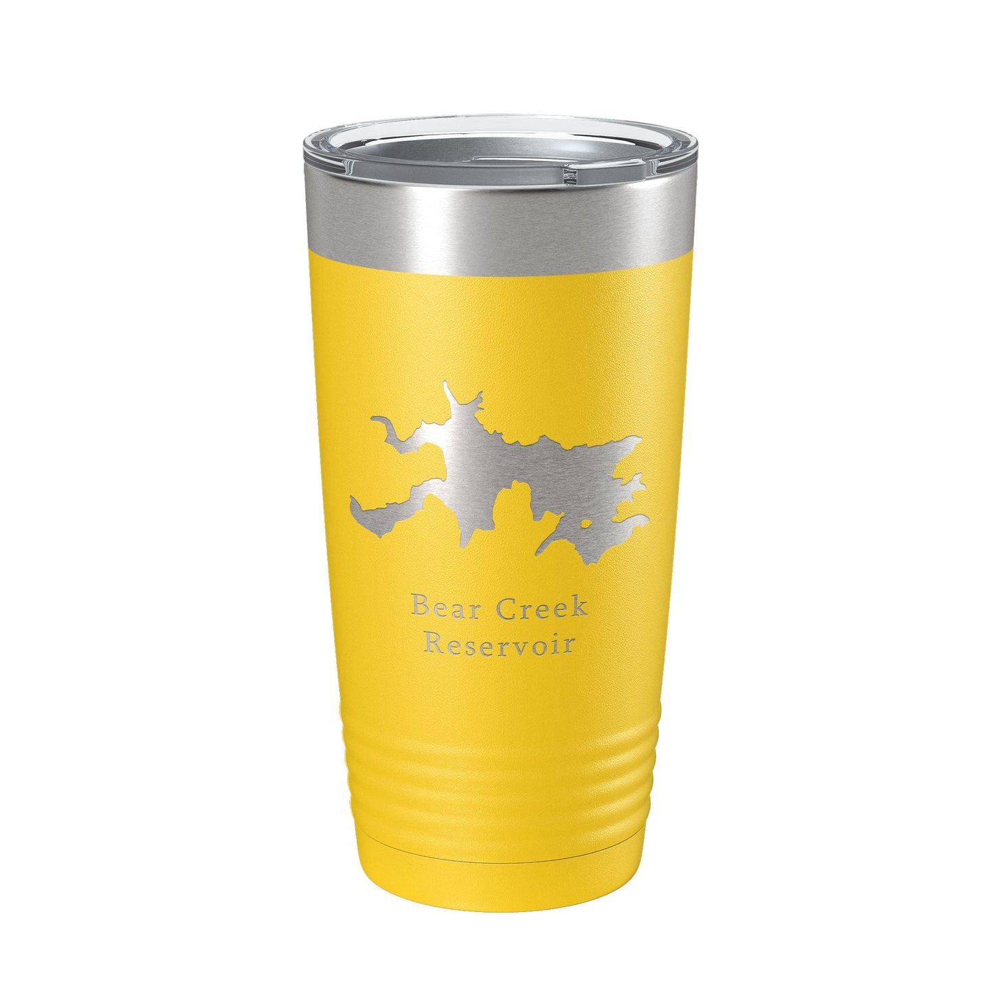 Bear Creek Reservoir Map Tumbler Travel Mug Insulated Laser Engraved Coffee Cup Lake Athens Jefferson Georgia 20 oz-4