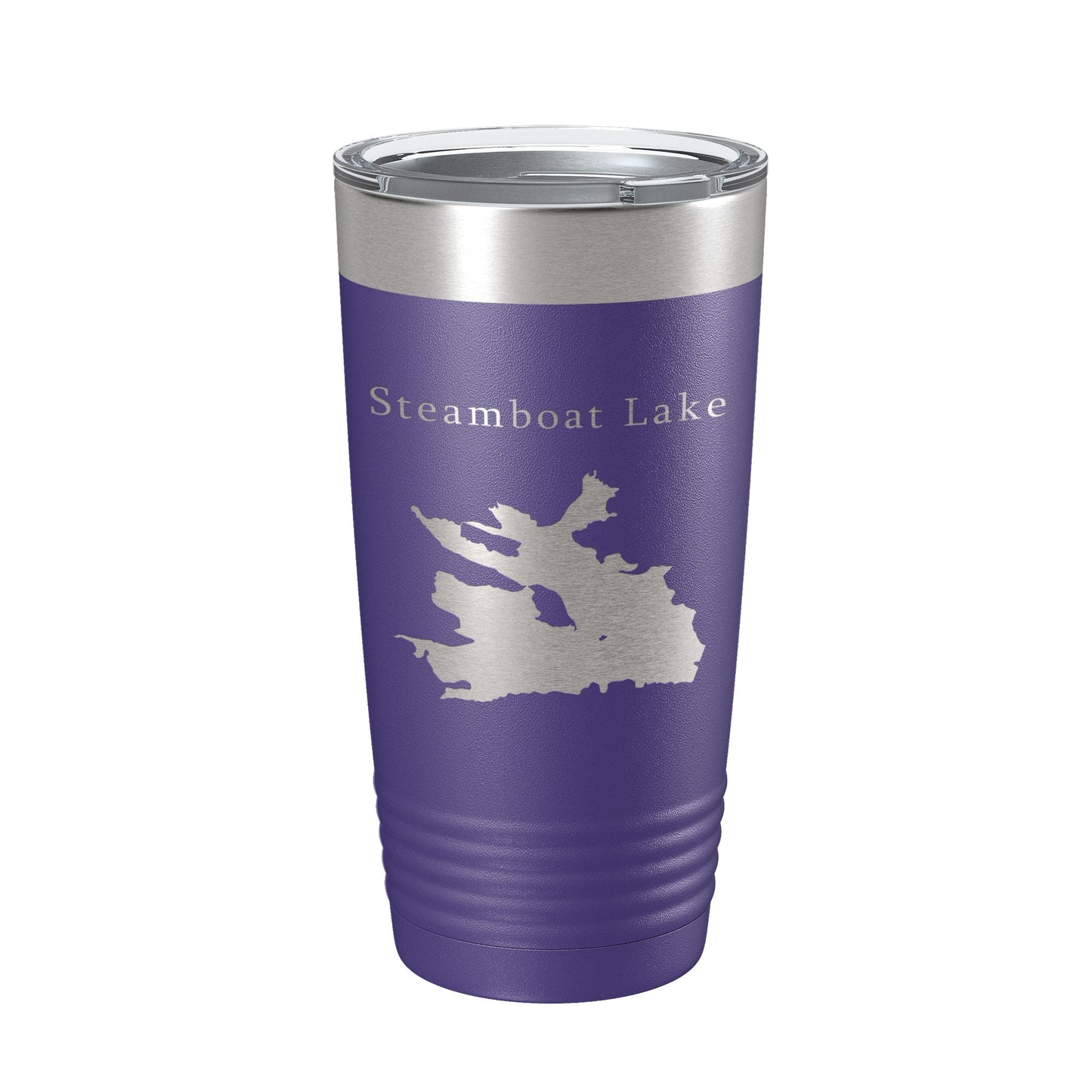 Steamboat Lake Map Tumbler Travel Mug Insulated Laser Engraved Coffee Cup Colorado 20 oz-15