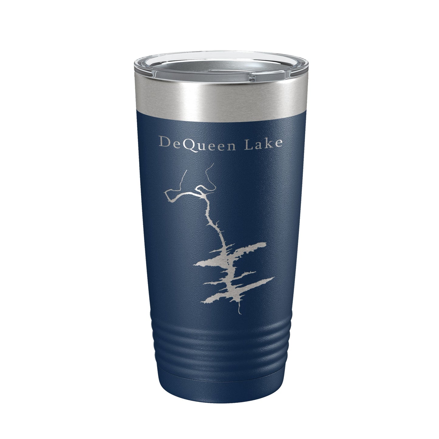 DeQueen Lake Map Tumbler Travel Mug Insulated Laser Engraved Coffee Cup Arkansas 20 oz-8