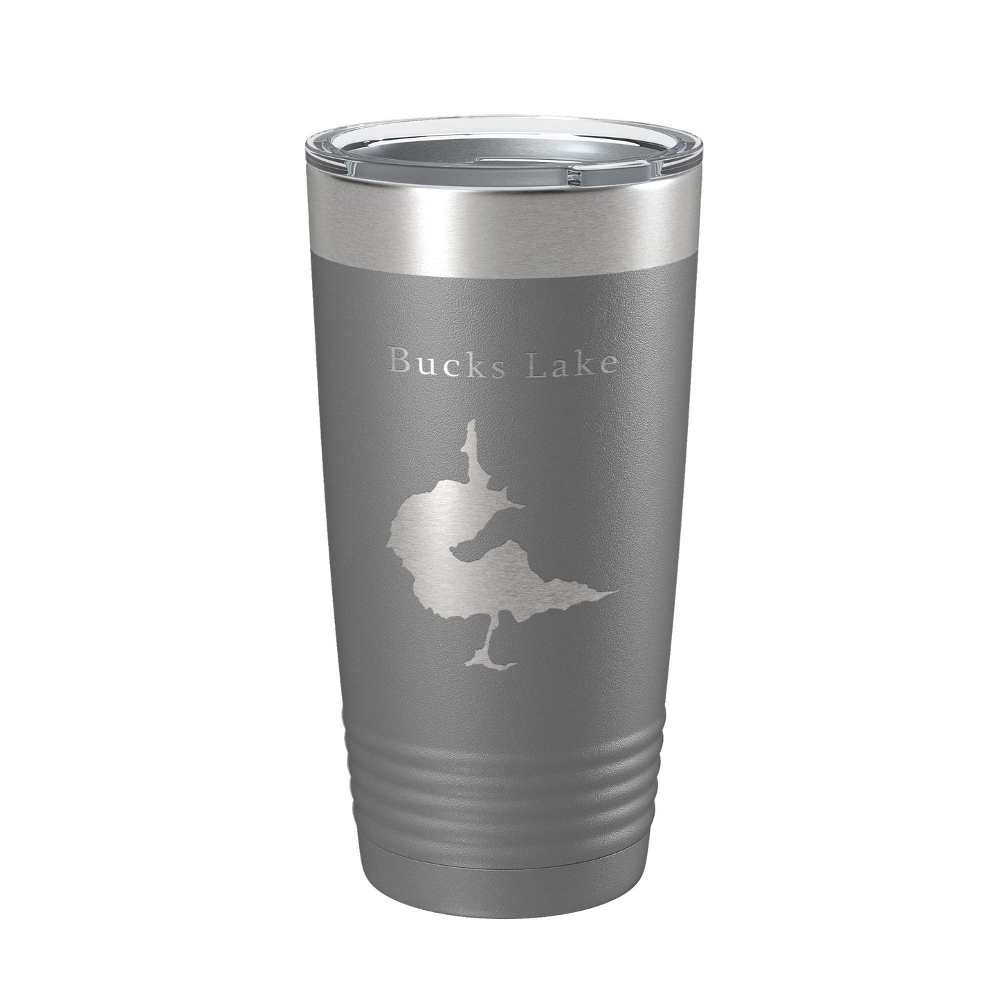 Bucks Lake Map Tumbler Travel Mug Insulated Laser Engraved Coffee Cup California 20 oz-16