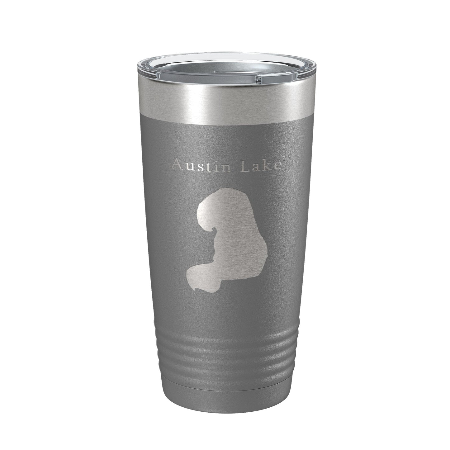 Austin Lake Map Tumbler Travel Mug Insulated Laser Engraved Coffee Cup Michigan 20 oz-16