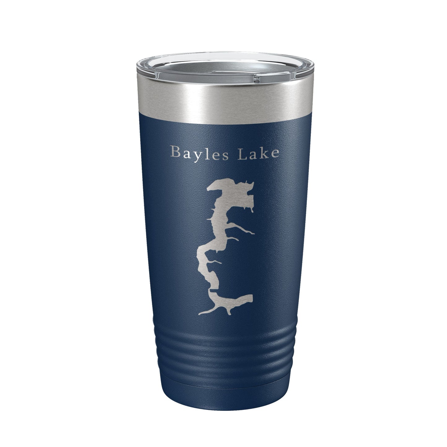 Bayles Lake Map Tumbler Travel Mug Insulated Laser Engraved Coffee Cup Illinois 20 oz-8
