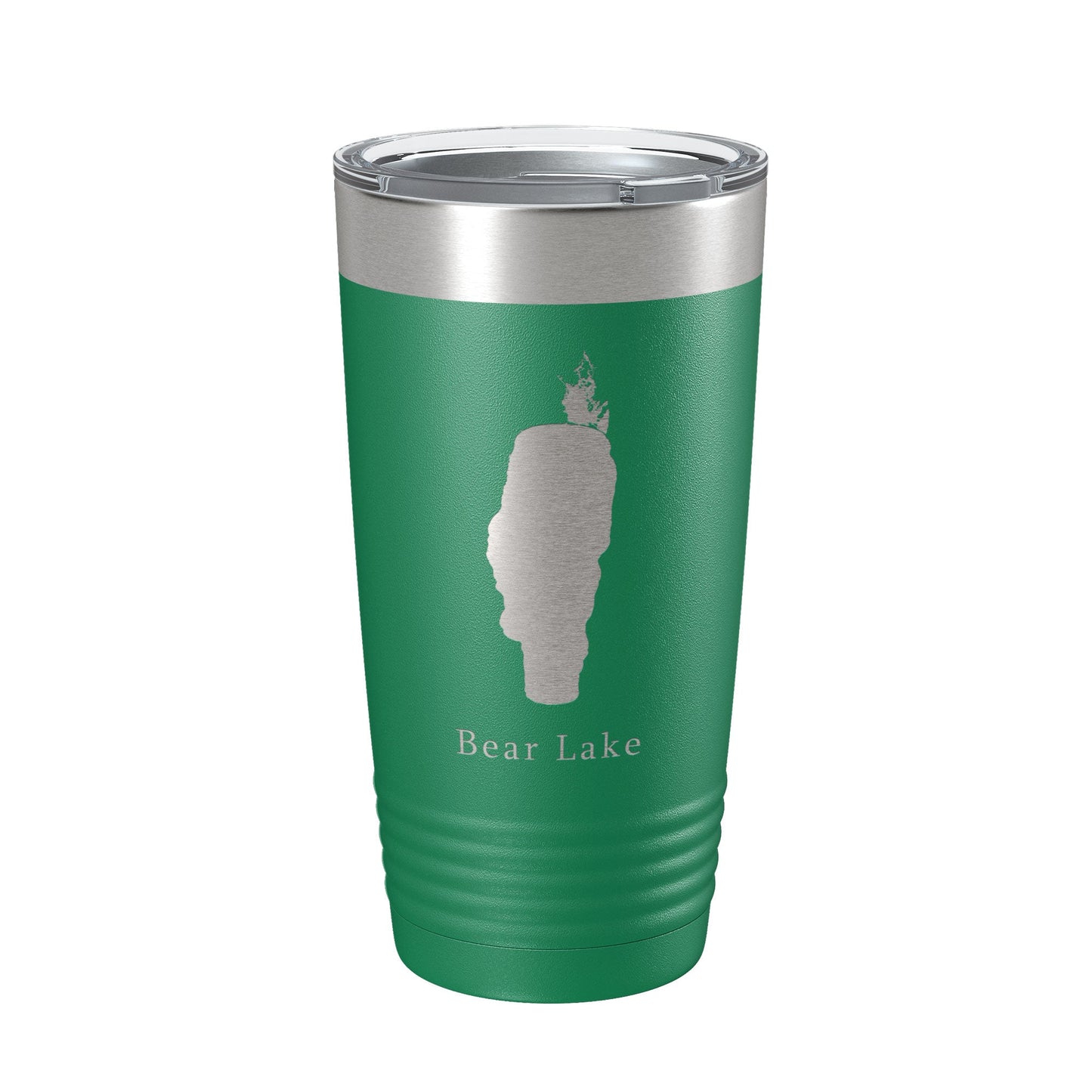Bear & Mud Lakes Map Tumbler Travel Mug Insulated Laser Engraved Coffee Cup Idaho 20 oz-9