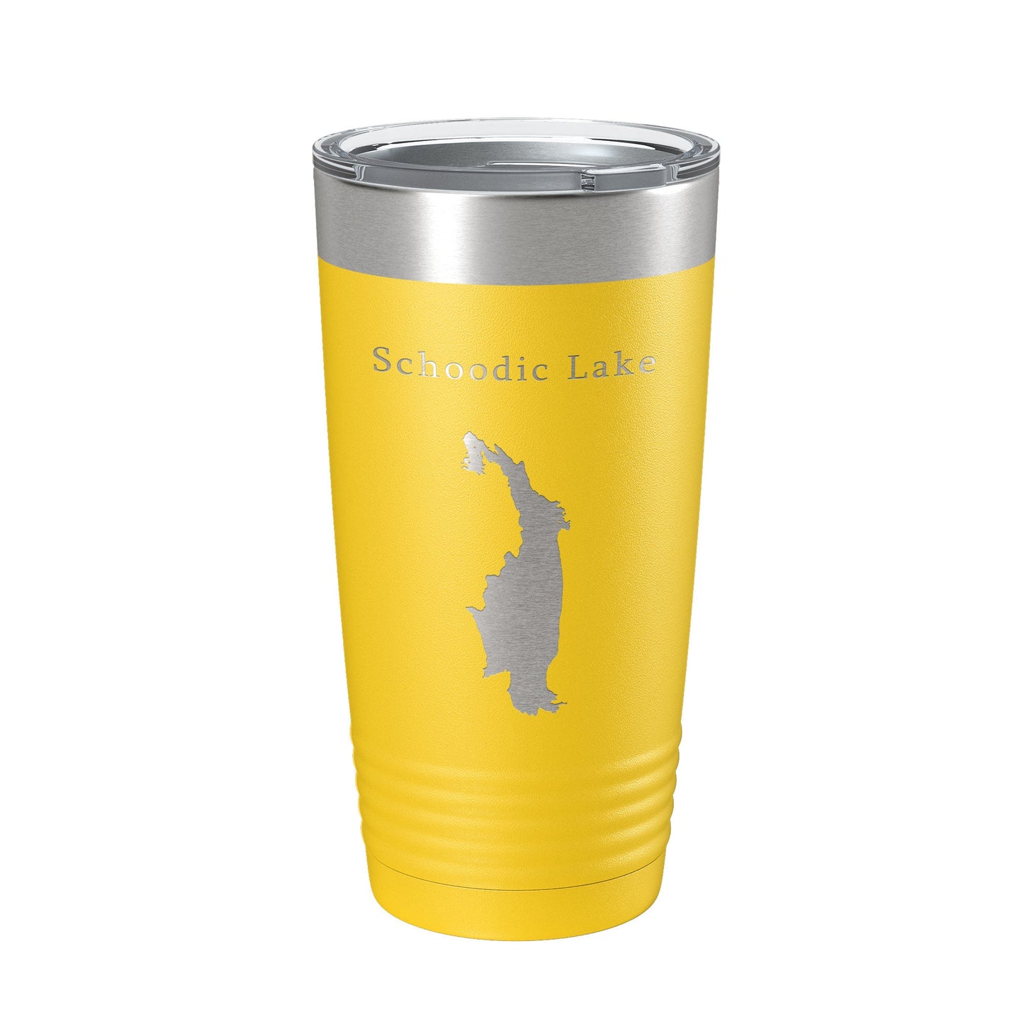 Schoodic Lake Map Tumbler Travel Mug Insulated Laser Engraved Coffee Cup Maine 20 oz-19