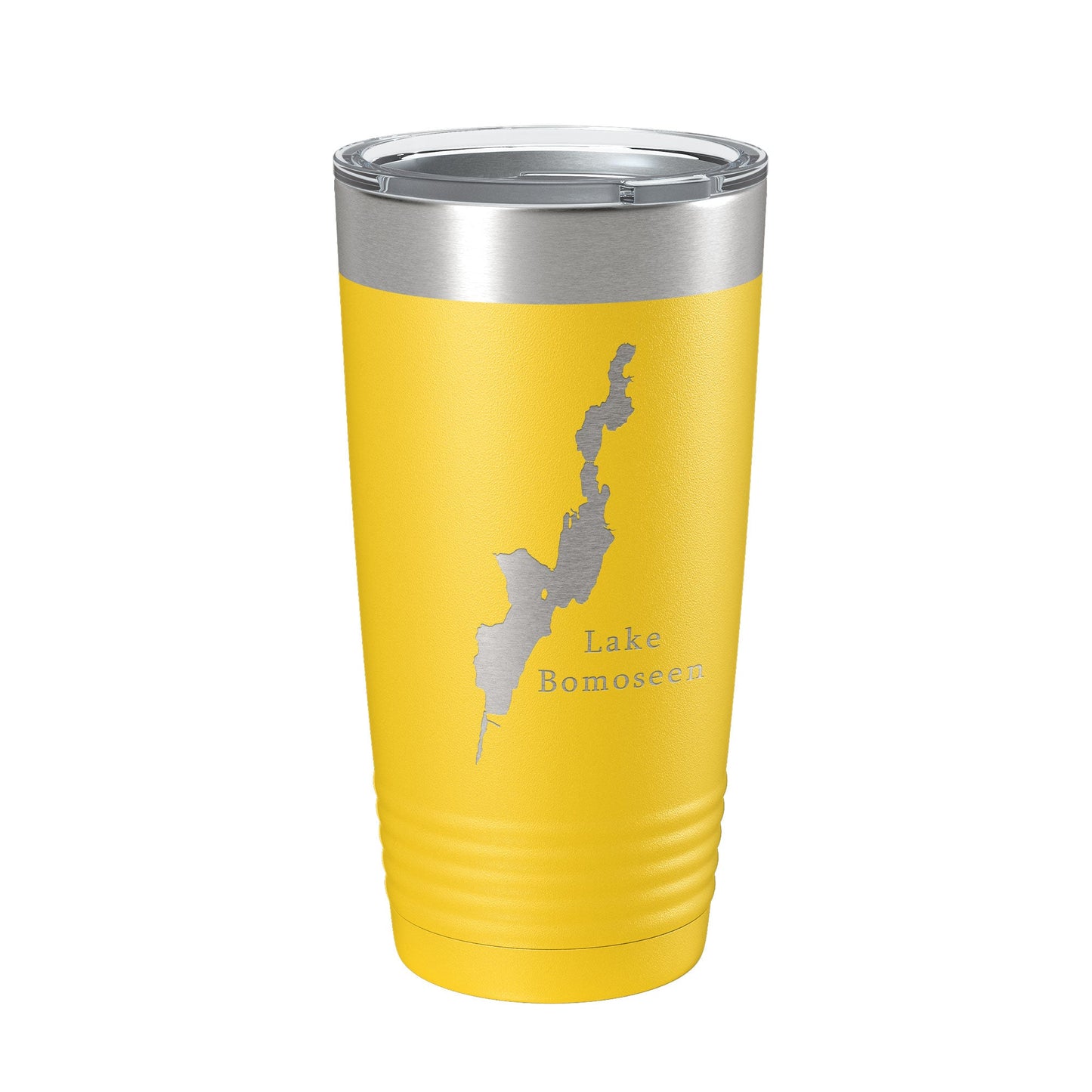 Lake Bomoseen Map Tumbler Travel Mug Insulated Laser Engraved Coffee Cup Vermont 20 oz-19