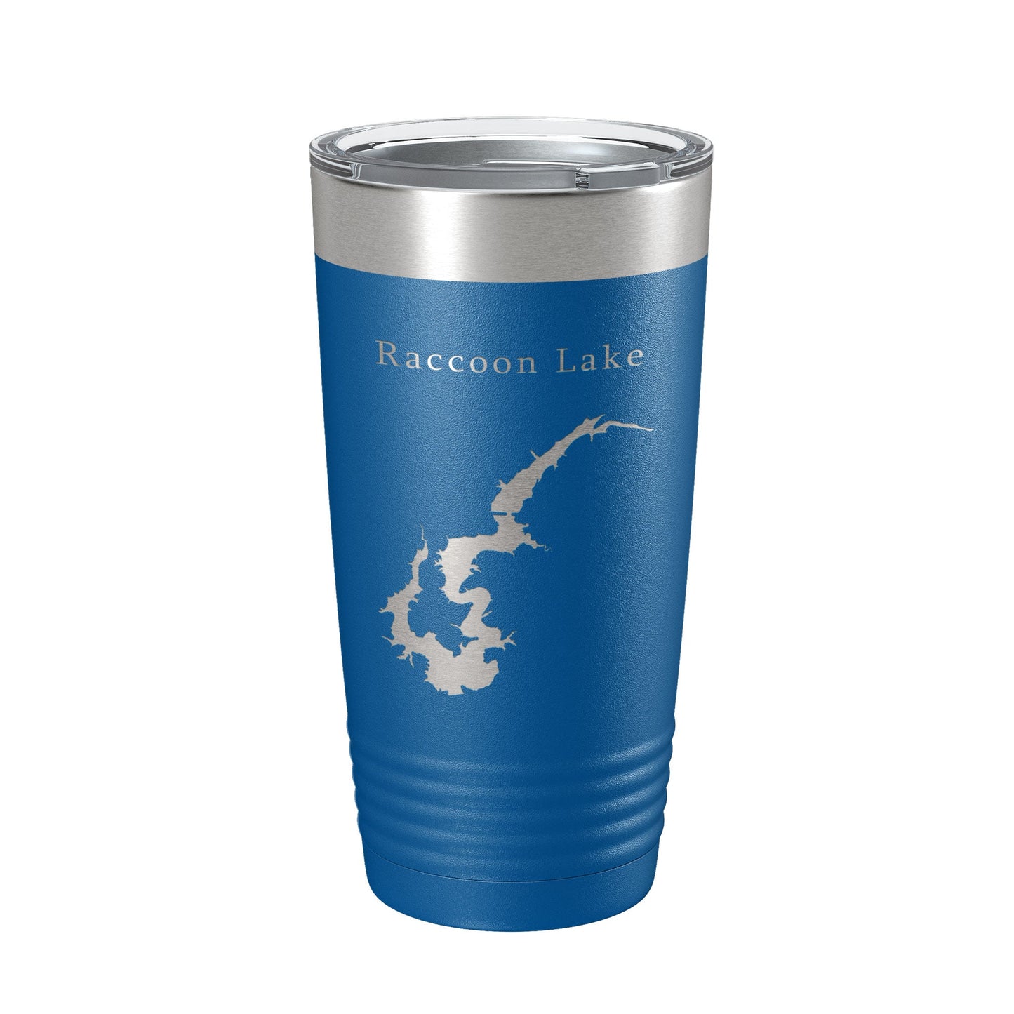 Raccoon Lake Map Tumbler Travel Mug Insulated Laser Engraved Coffee Cup Indiana 20 oz-6