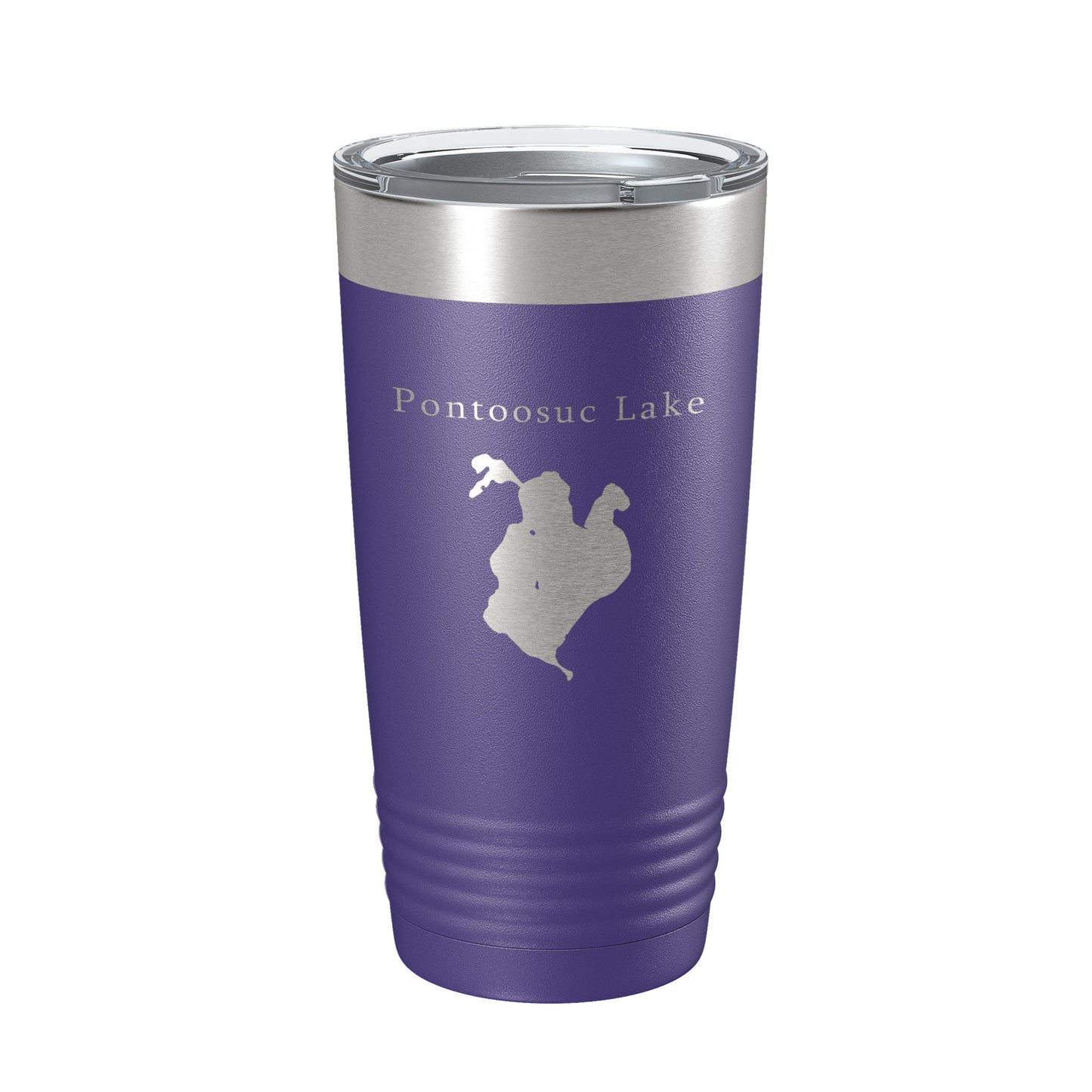 Pontoosuc Lake Map Tumbler Travel Mug Insulated Laser Engraved Coffee Cup Massachusetts 20 oz-15